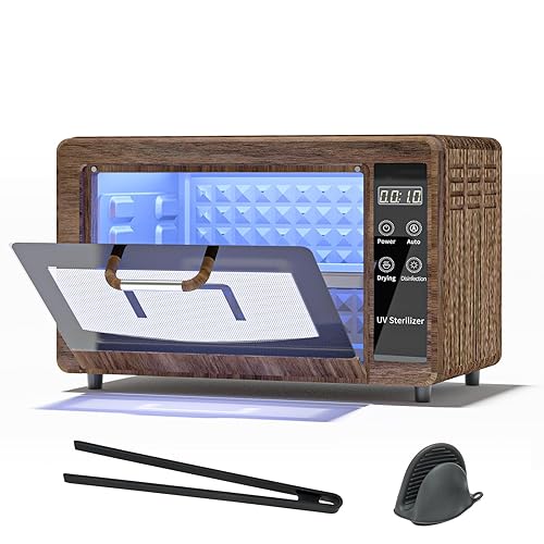 Miniatura 8 de Yofuly Esterilizador para esteticista, esterilizador grande de 10L para herramientas de uñas, caja de limpieza multifuncional de uñas, gabinete