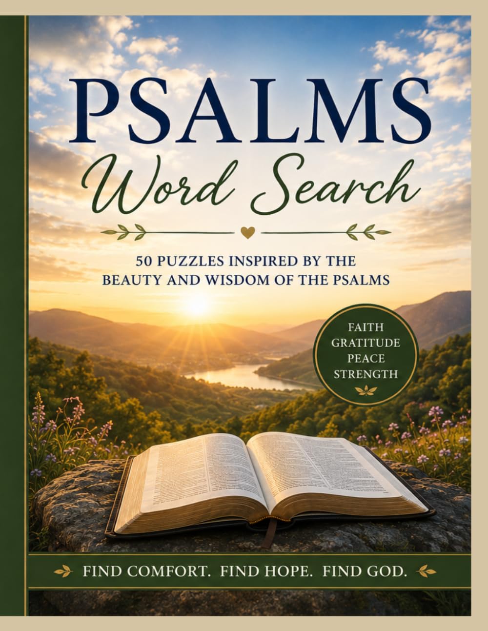 Psalms Theme Word Search: 50 Inspirational Word Search Puzzles — One Unique Puzzle for Every Psalm Theme (Christian Word Search Collection)