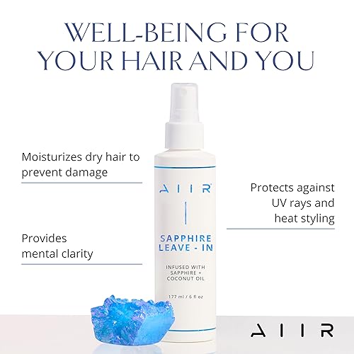 Miniatura 2 de AIIR Sapphire - Acondicionador sin enjuague – Desenredante ligero e hidratante, hidrata el cabello seco dañado, domina el encrespamiento y los