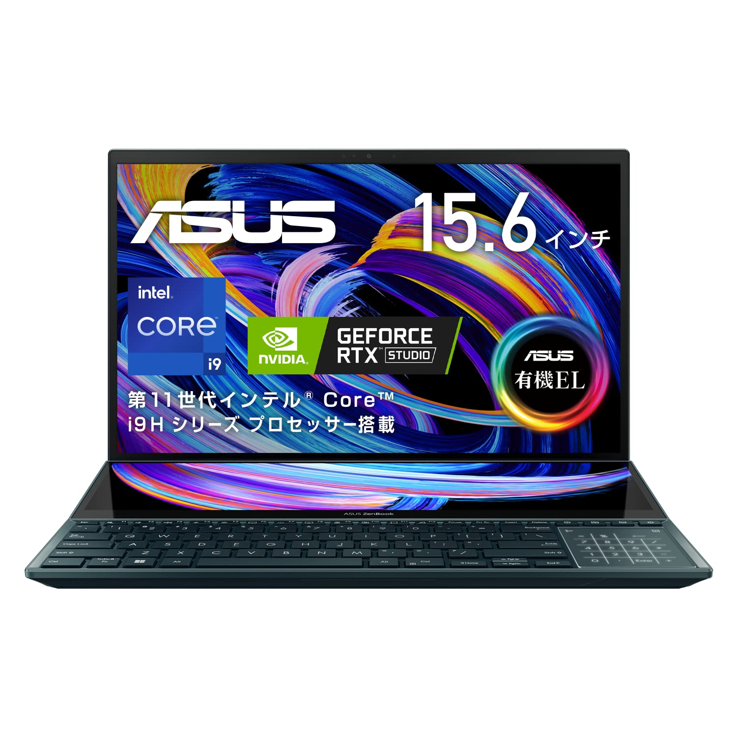 Amazon.co.jp: ASUS Zenbook Pro Duo 15 OLED UX582HS Laptop with 