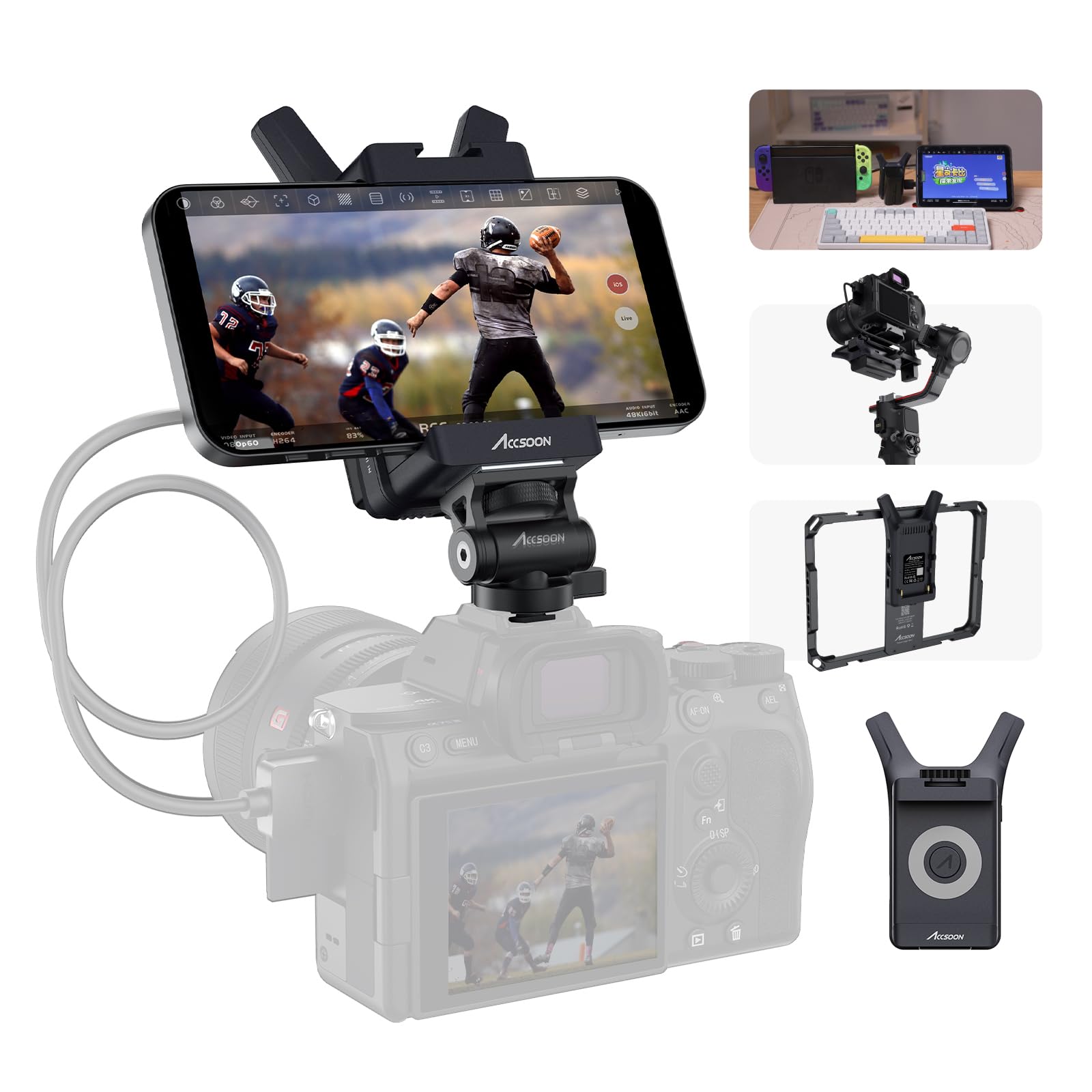 ACCSOON CineView Nano ワイヤレス映像伝送システム AccsoonがCineView Nanoを発表 - 小型で手頃なHDMIワイヤレス