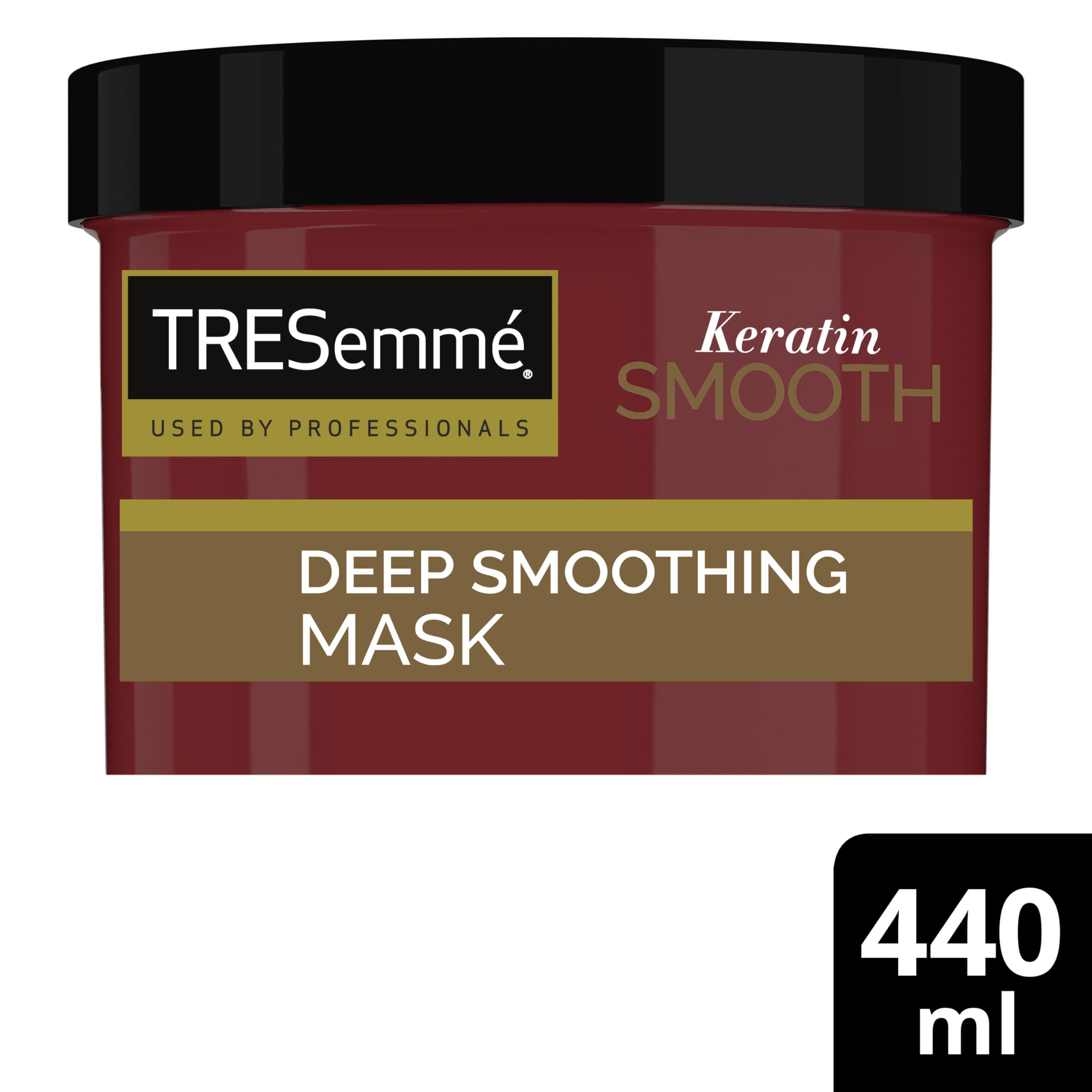 TRESemme Keratin Smooth Deep Smoothing Mask rinse-out hair treatment with hydrolysed keratin for soft shiny, frizz-free hair 440 ml - Image 2