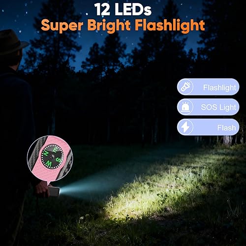 Miniatura 6 de Cargador portátil inalámbrico de 33800 mAh con 4 cables integrados, batería de carga rápida con 7 salidas, 4 entradas, linterna LED de campamento,