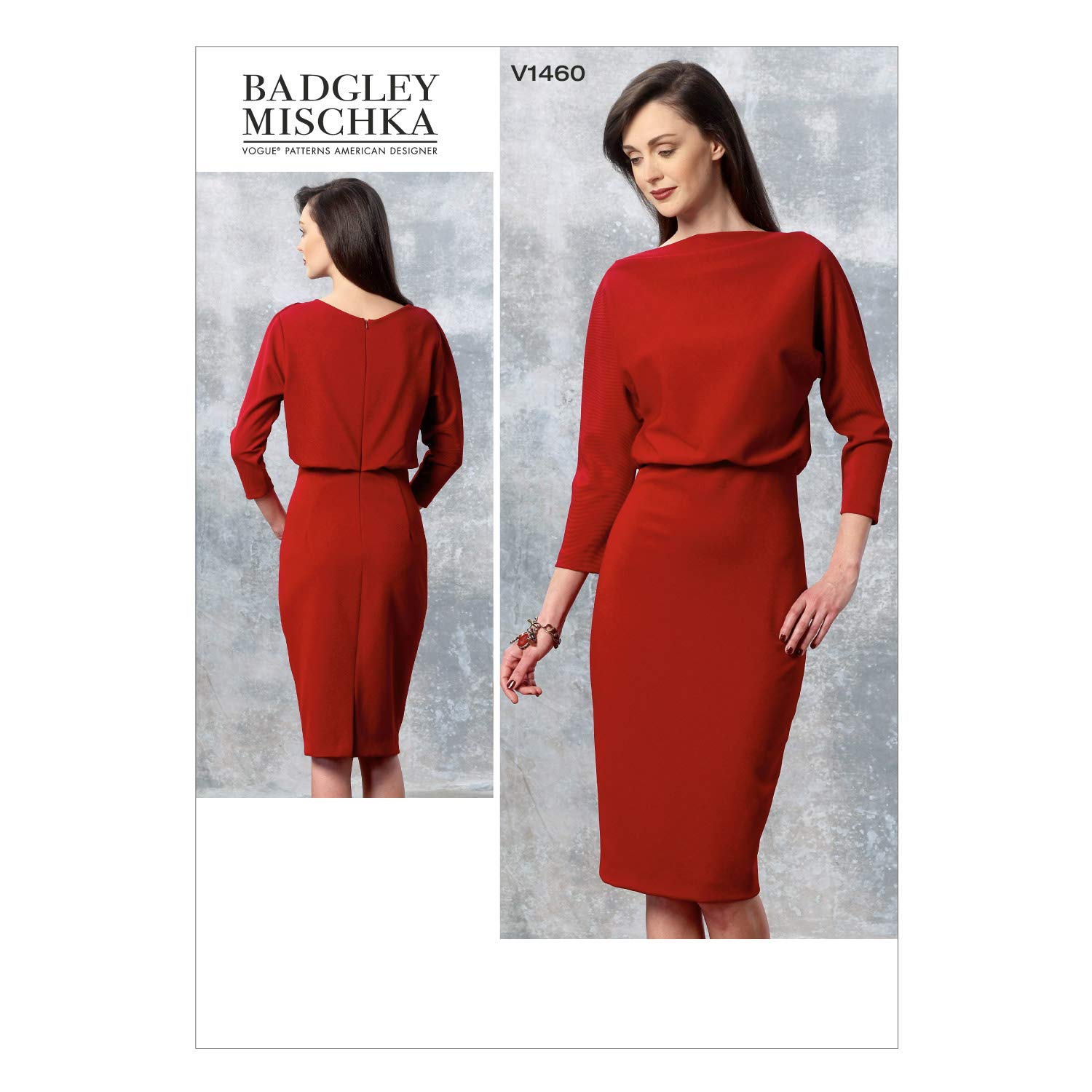 Robe pour femme ajustée : patron Vogue Patterns 1460 E5 tailles 42 à 50