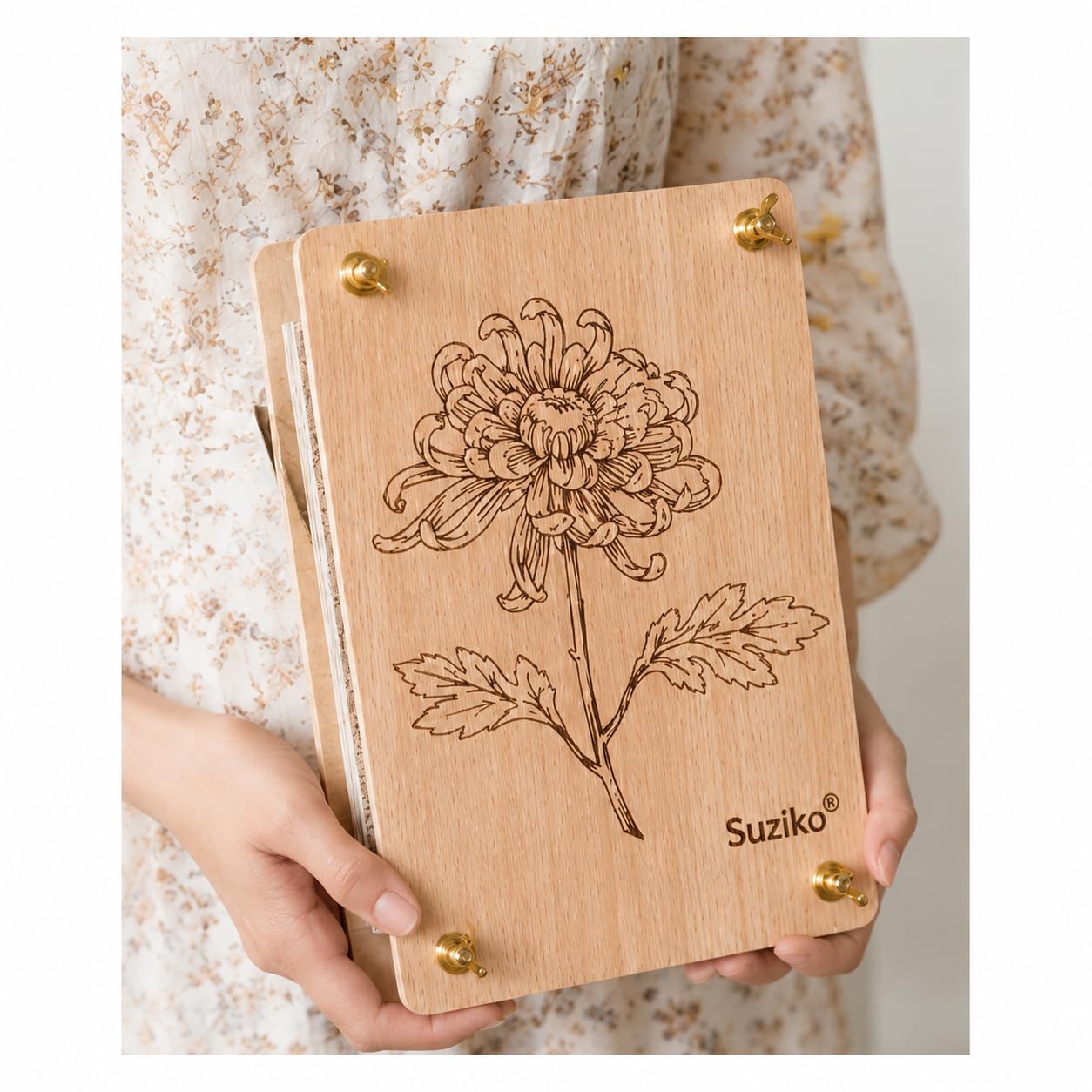 Suziko Großes Blumenpressen-Set - Blumen- und Pflanzenkonservierungs-Set, Maße 27.5x17.5 cm, Kunst und Handwerk für Erwachsene & Kinder, Blattpresse & Blumenpresse - Tolles Geschenk für Liebhaber