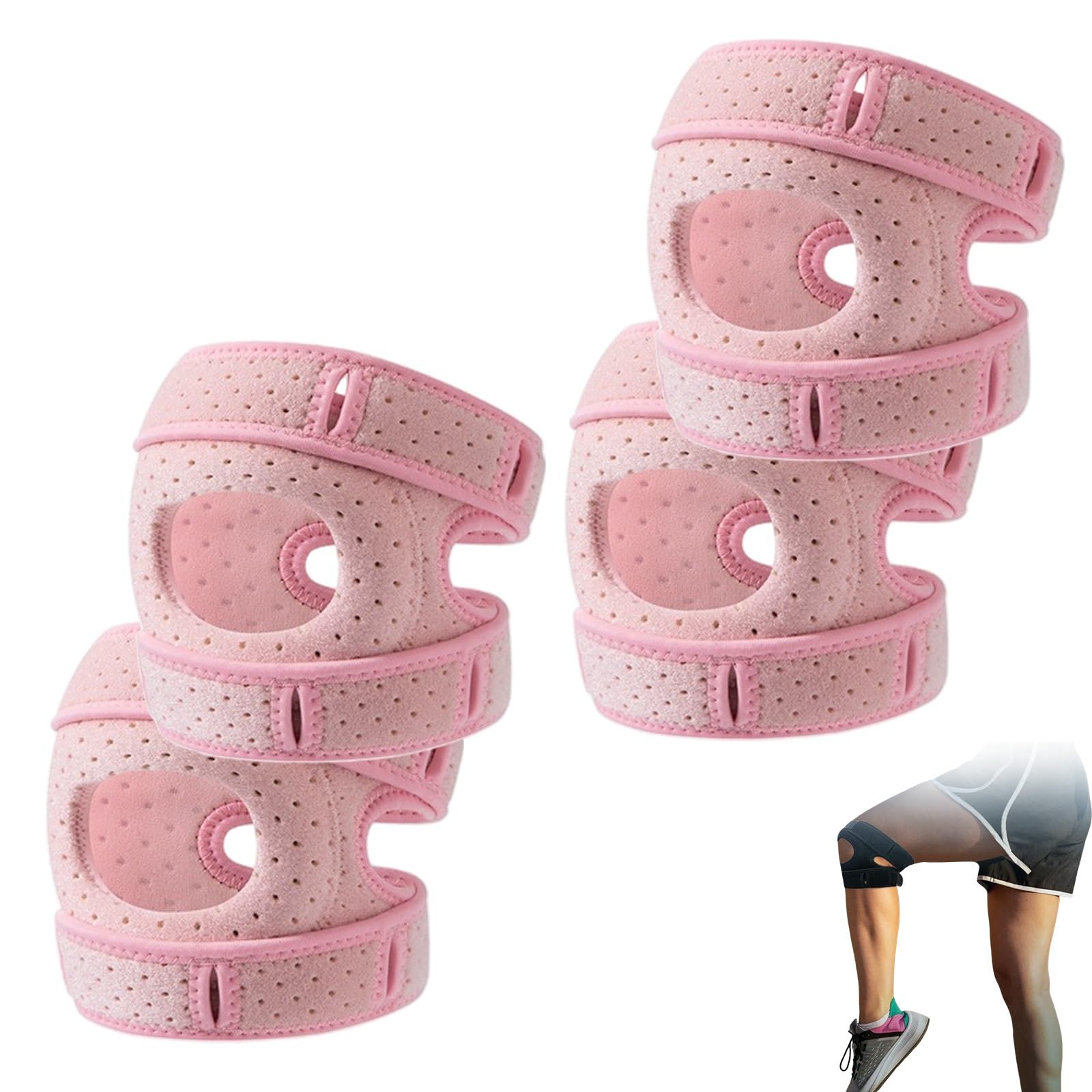 Genouillere Arthrose Genou Ecopatch, RéGlable Orthorotule Sofela, Unisexe GenouillèRe Rotulienne, pour Les Coureurs, Tennis, Arthrite Rotule(I,S/M)