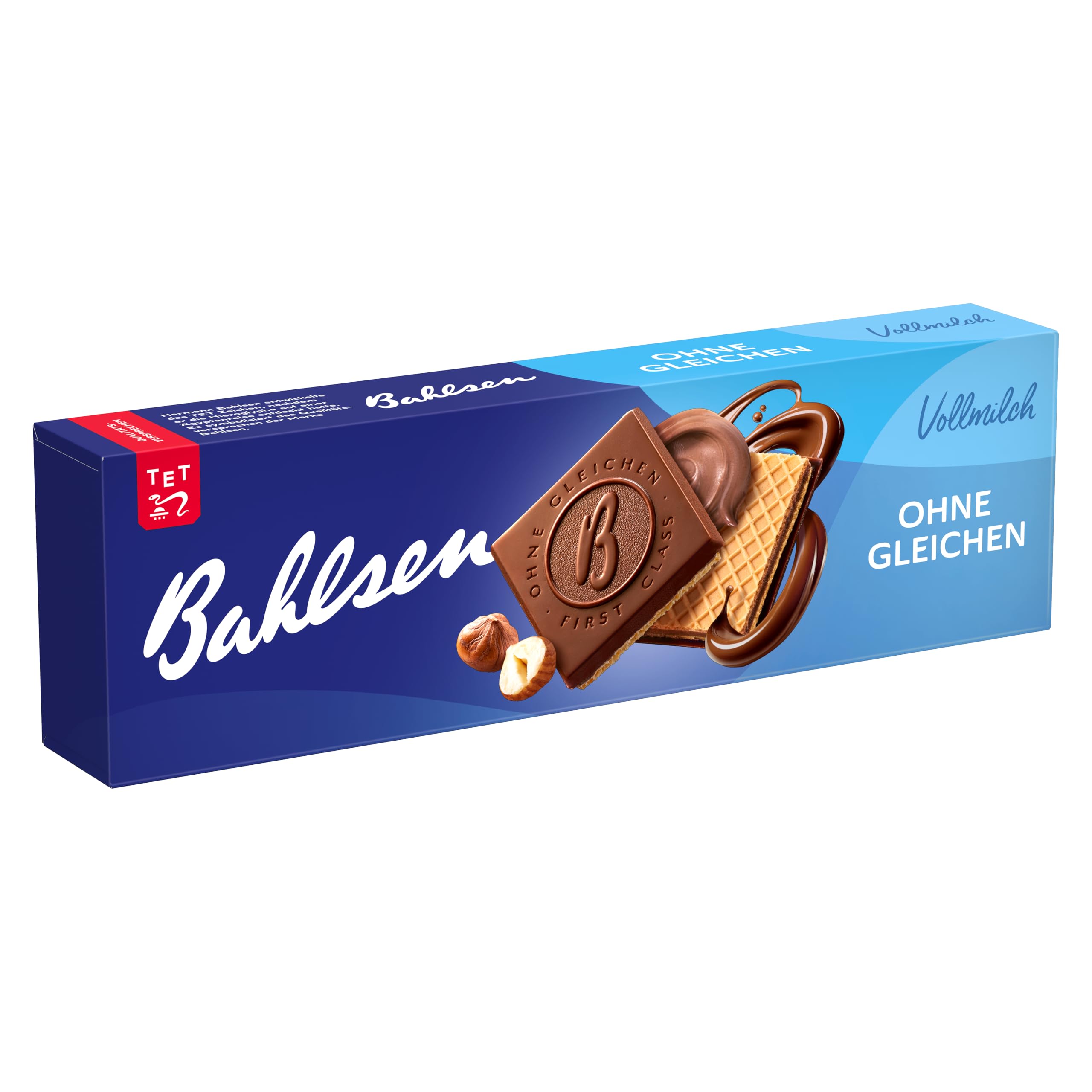 Bahlsen Ohne Gleichen Vollmilch - Schokowaffel mit Haselnusscreme, 12x125g