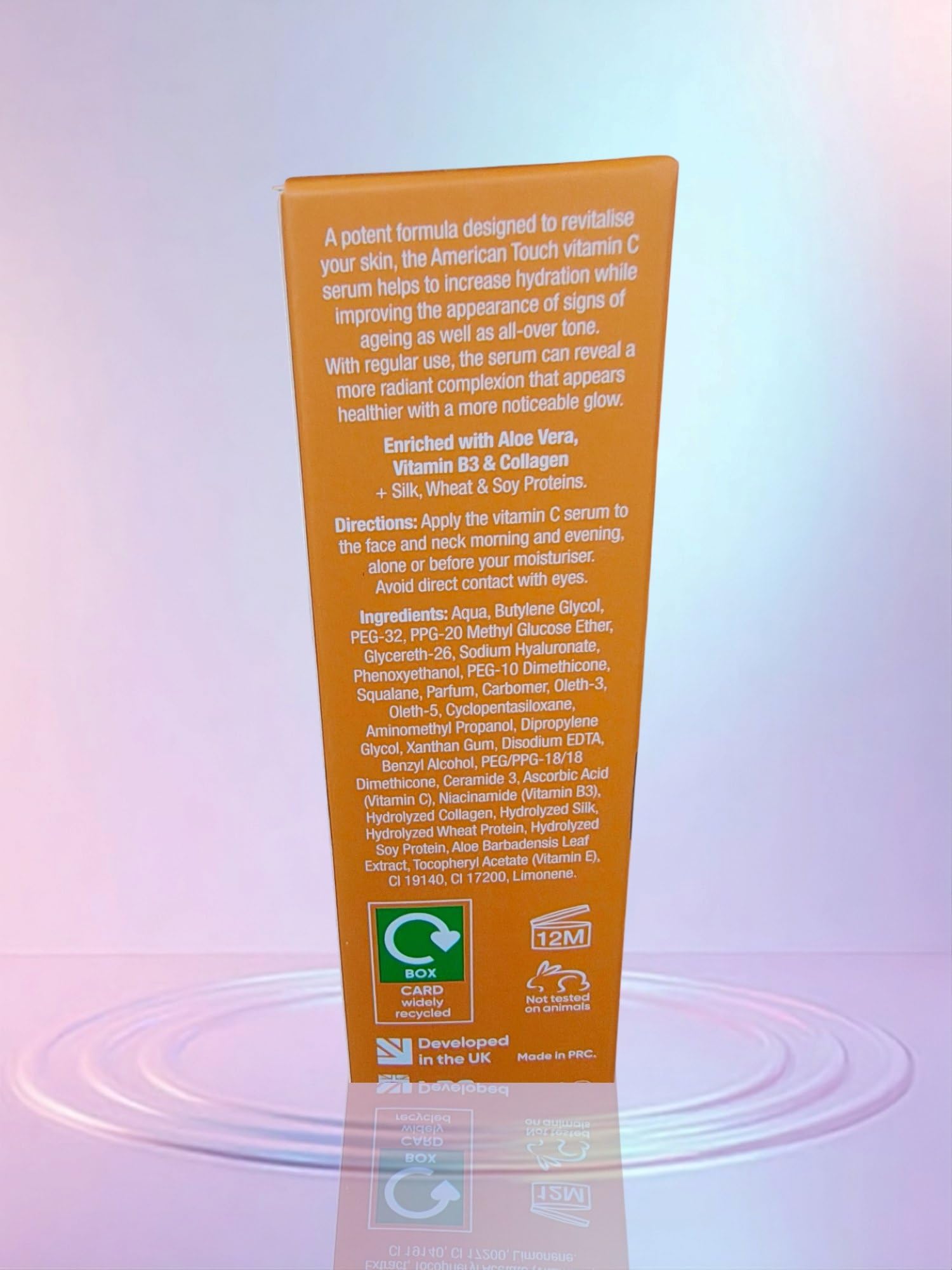 American Touch Vitamin C face serum Deep Cleaning Protect & Care. (pack of 1, face serum 50ml), 150 ml (Pack of 1) - Image 4