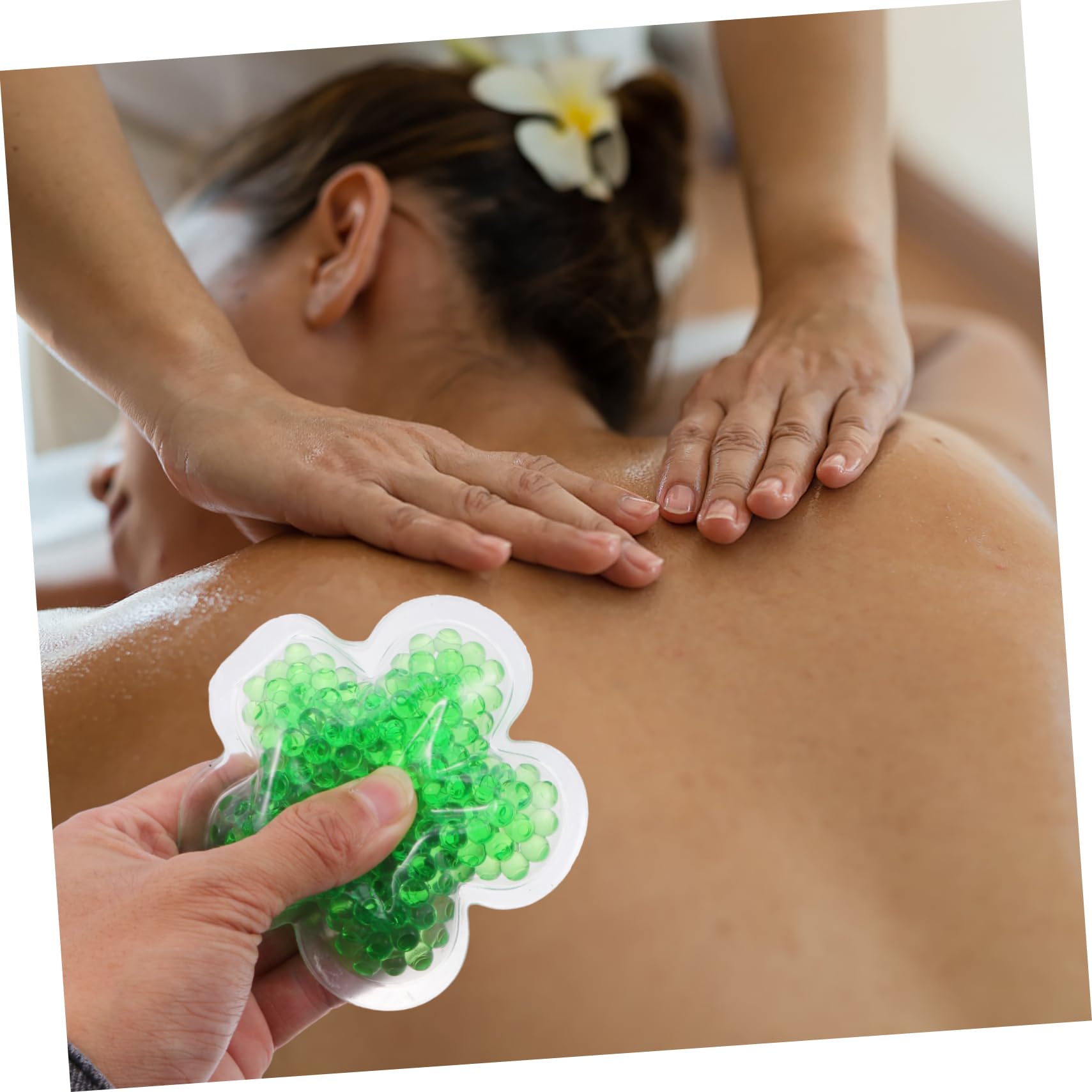 Impacco Caldo-freddo in Gel 4 Pezzi Verde per Primo Soccorso | Pvc Lavabile, Terapia Fredda, Formato Compatto, Confezione Multipla per Kit di Pronto Intervento