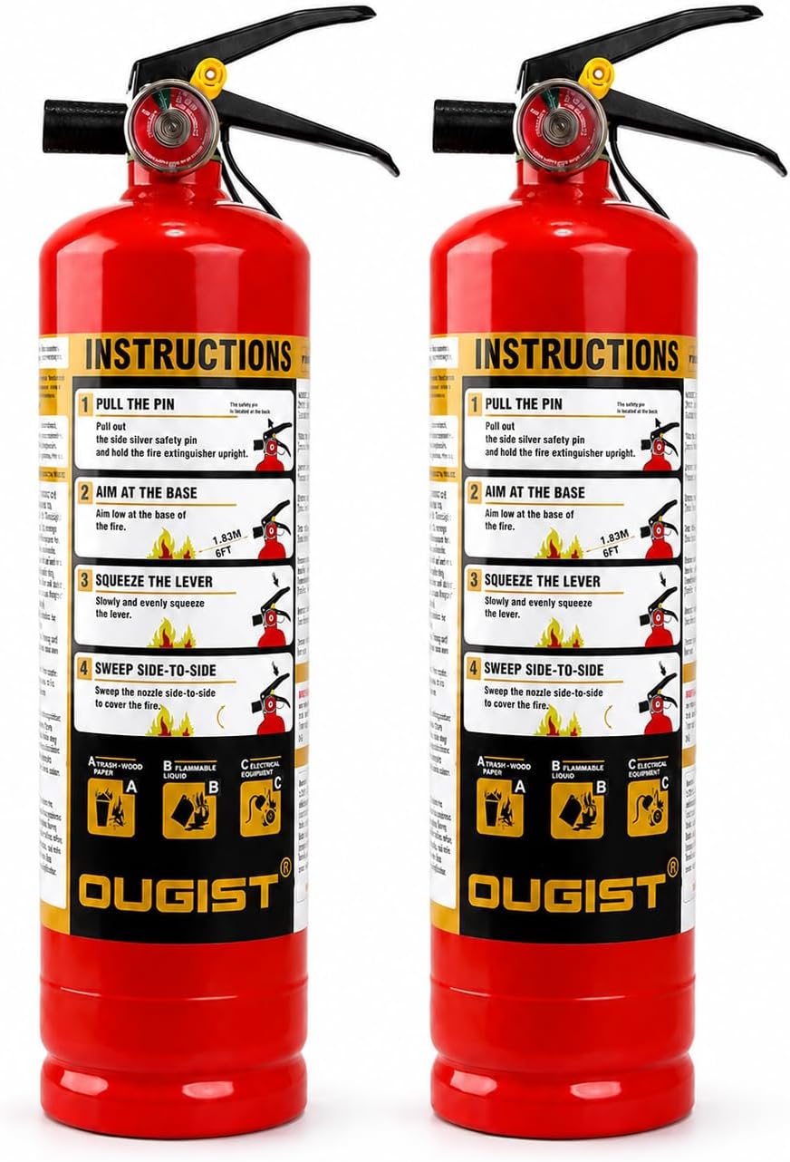 Stay Safe at Home: Ougist 2-Pack Fire Extinguishers Review