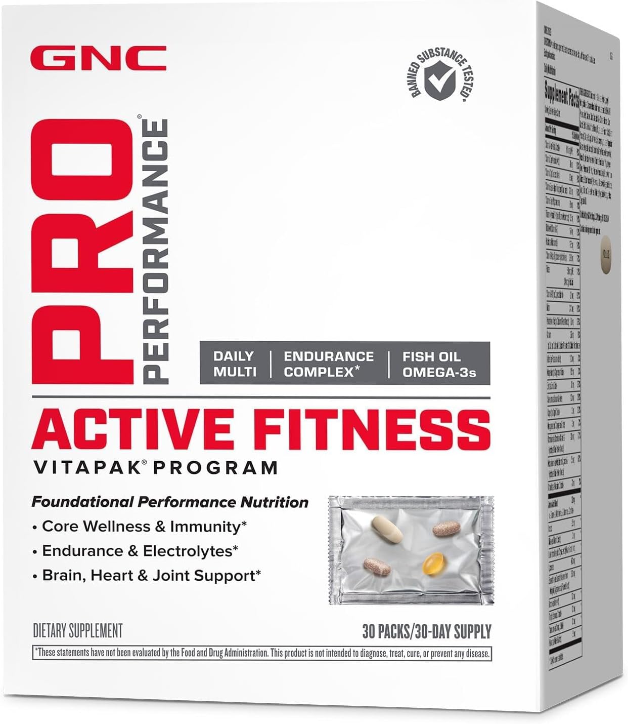 Pro Performance Active Fitness Vitapak Program | 30 Servings