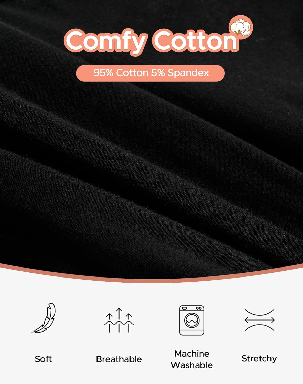 INNERSY Big Girls' Underwear Size 8-16 Cotton Teen Panties No Wedgies Briefs 6-Pack - Image 4