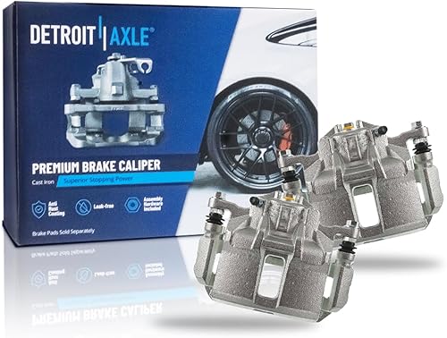 Miniatura 171 de Detroit Axle - Pinza de freno delantera derecha con soporte de repuesto para Chevrolet Equinox Captiva Sport Pontiac Torrent Saturn Vue Suzuki XL-7