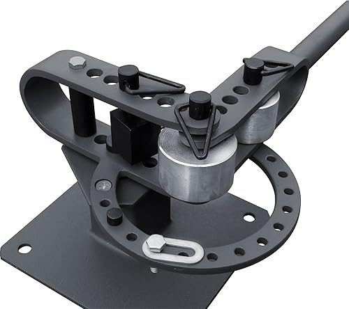 Miniatura 7 de KAKA INDUSTRIAL Dobladora superior del metal del banco, dobladora manual de la barra plana con 7 matrices, máquina compacta YP-9 del doblador del