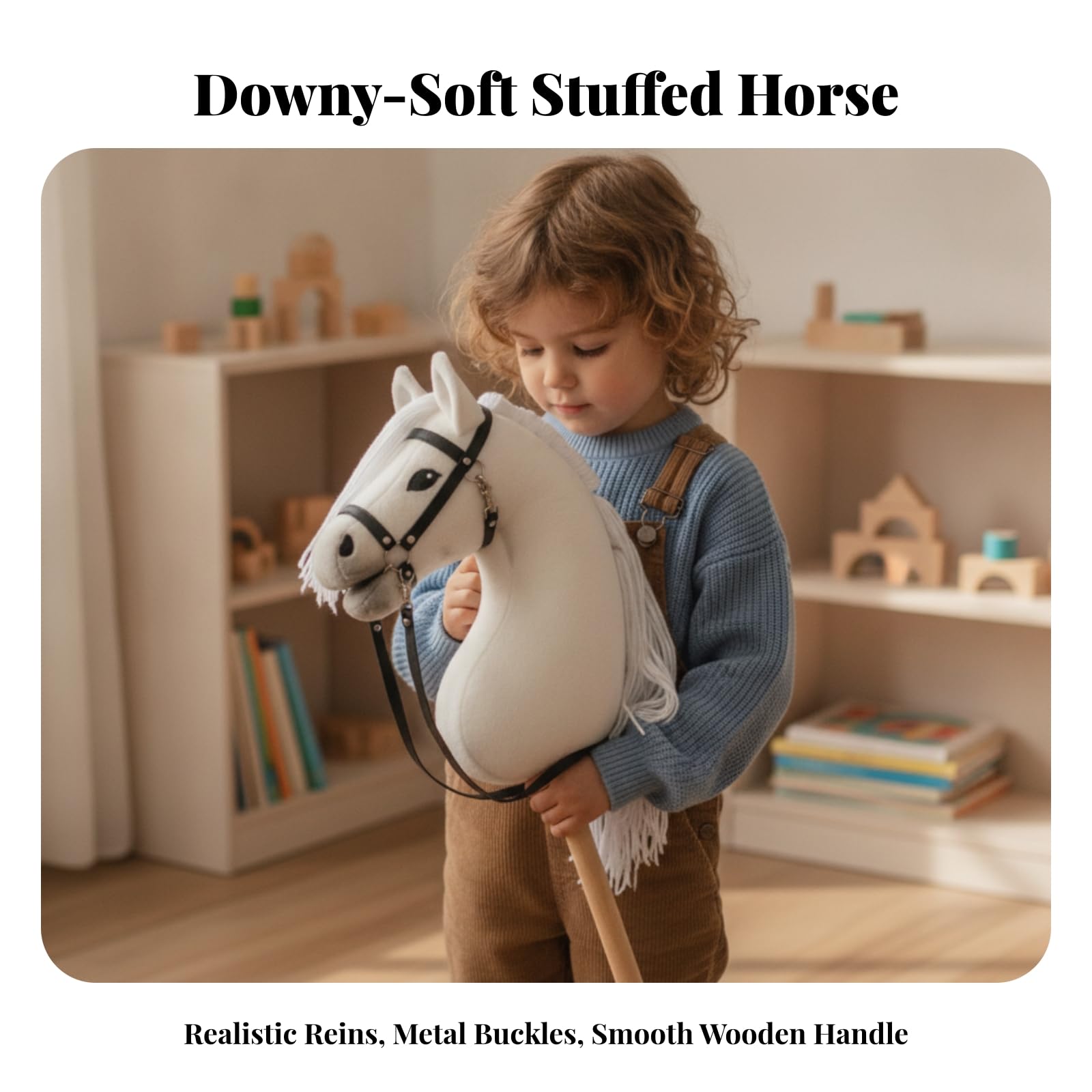 Qectial Caballito Versátil, 68 Cm, Color to 2