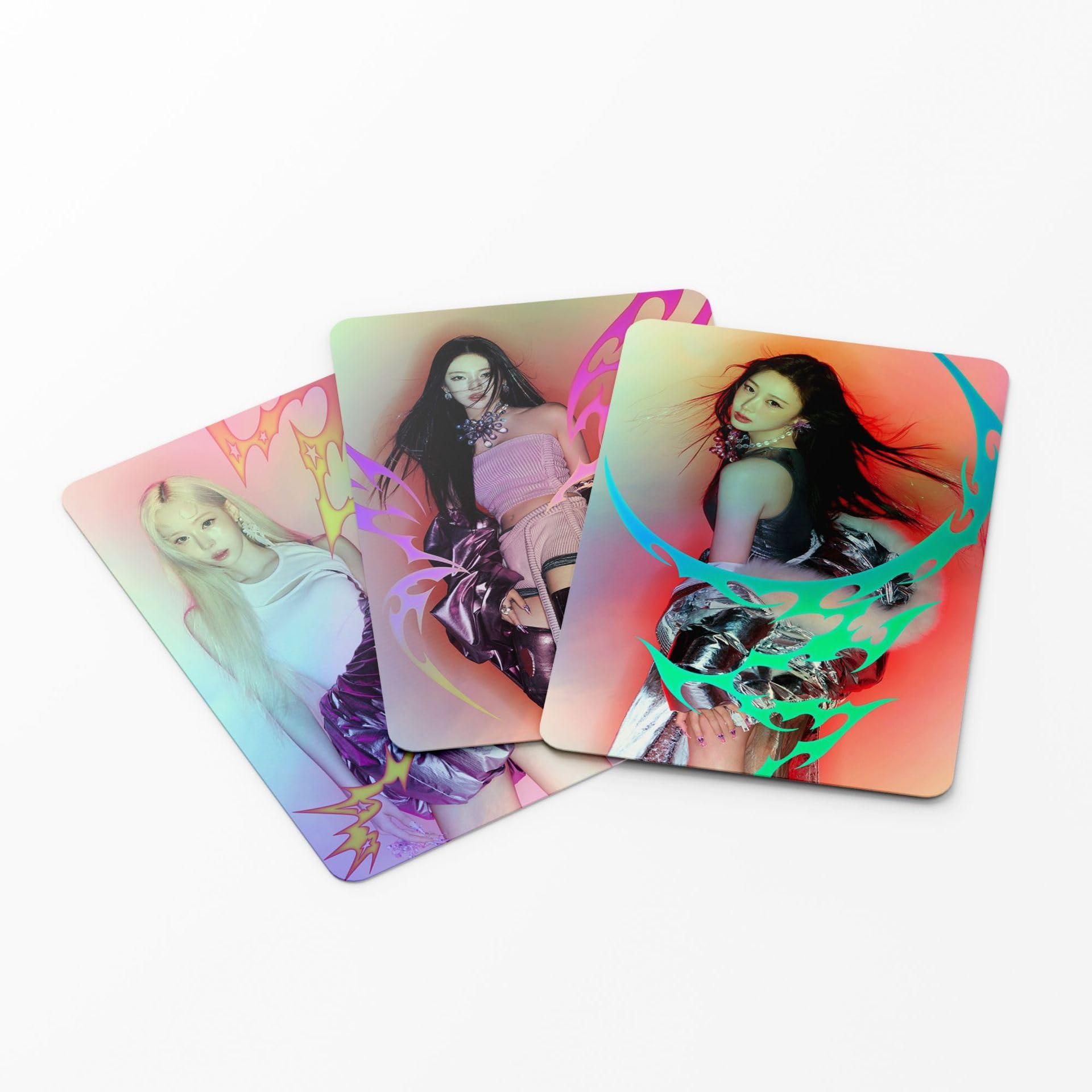 TPFRUPGD 55pcs AESPA Laser Photocards AESPA Supernova New Album