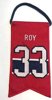 Patrick Roy Montreal Canadiens Jersey Retirement Banner #33