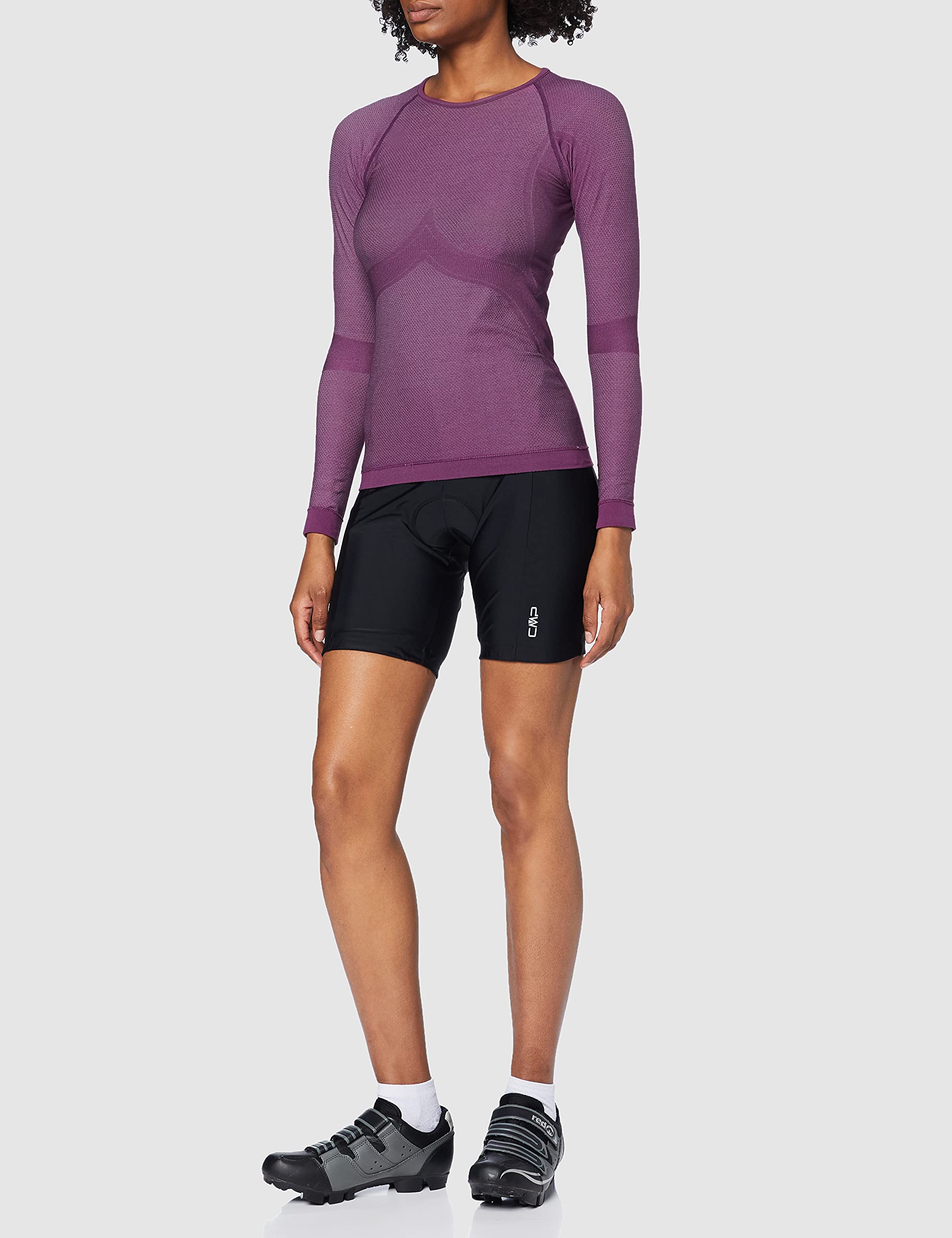 CMP - Pantaloncini Elasticizzati da Bici da Donna, Pantaloni Donna