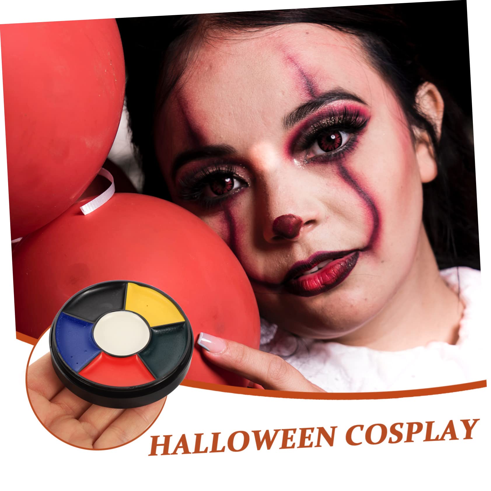 Artibetter 5 Piezas Pintura Facial Herida Falsa Kit de Colores para Halloween y Cosplay Pigmentos Seguros Máscaras y Maquillaje Creativo