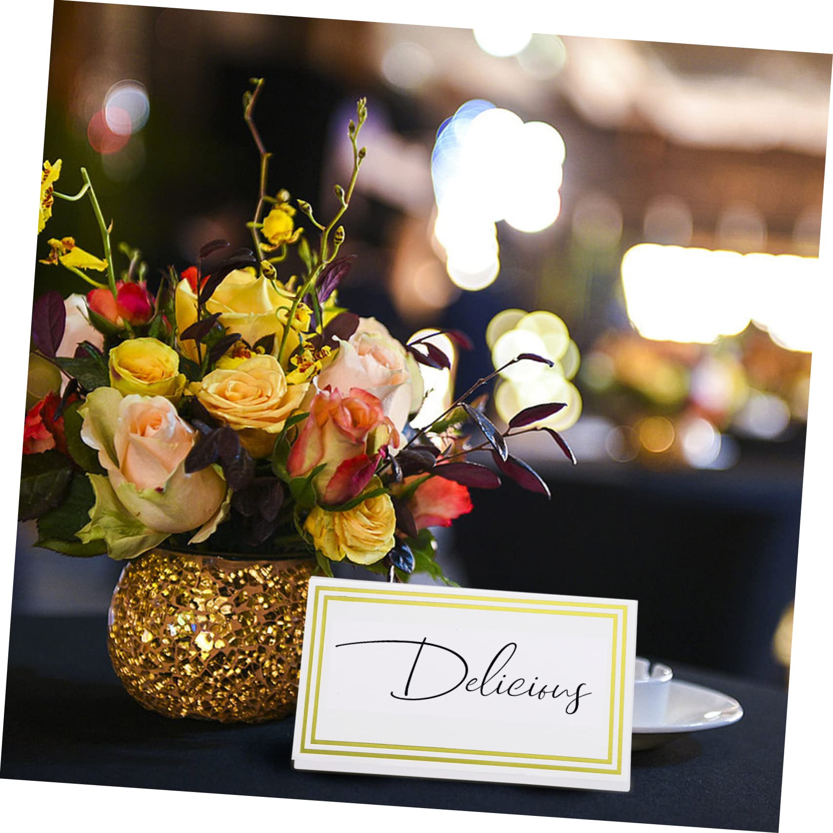 180stücke Tischkarten Mit Bronzing-design Elegante Namenskarten Für Hochzeiten Bankette Und Dinner Hochwertige Platzkarten Für Stilvolle Tischdekoration