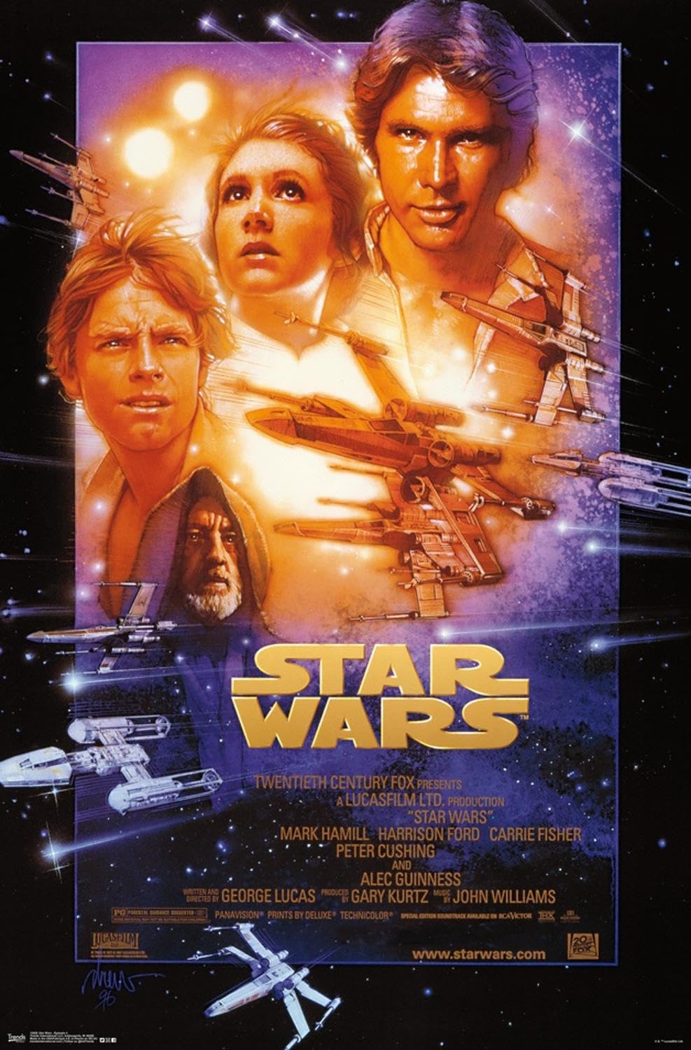 Amazon.com: Star Wars: A New Hope - One Sheet Wall Poster, 19L