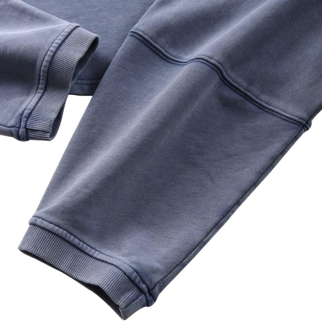 Amazhiyu Womens Washed High Cropped Sweatshirt Pullover Crew Neck Fall Crop Top - Image 2