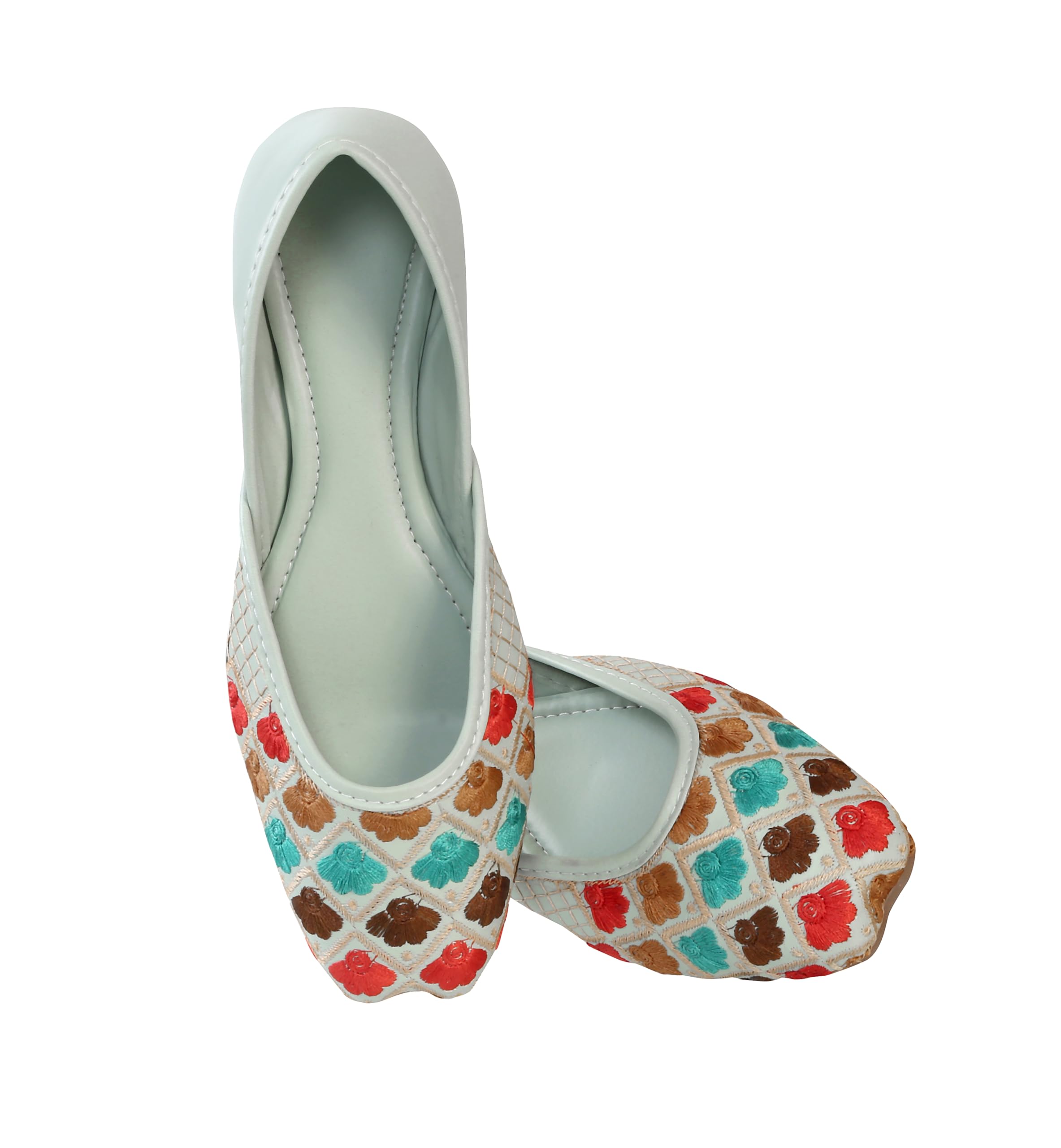 Women's Multi Emboidery Punjabi Jutis-picture-41