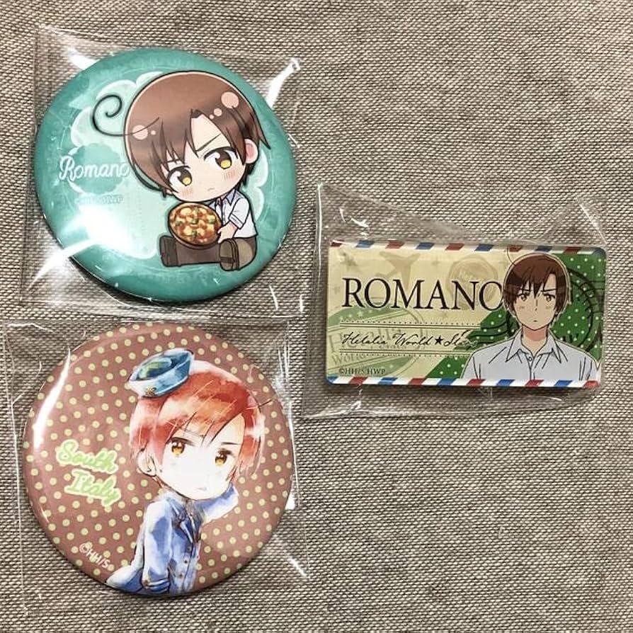 Amazon.co.jp: ヘタリア WorldStars ロマーノ グッズ 3点 : ホビー