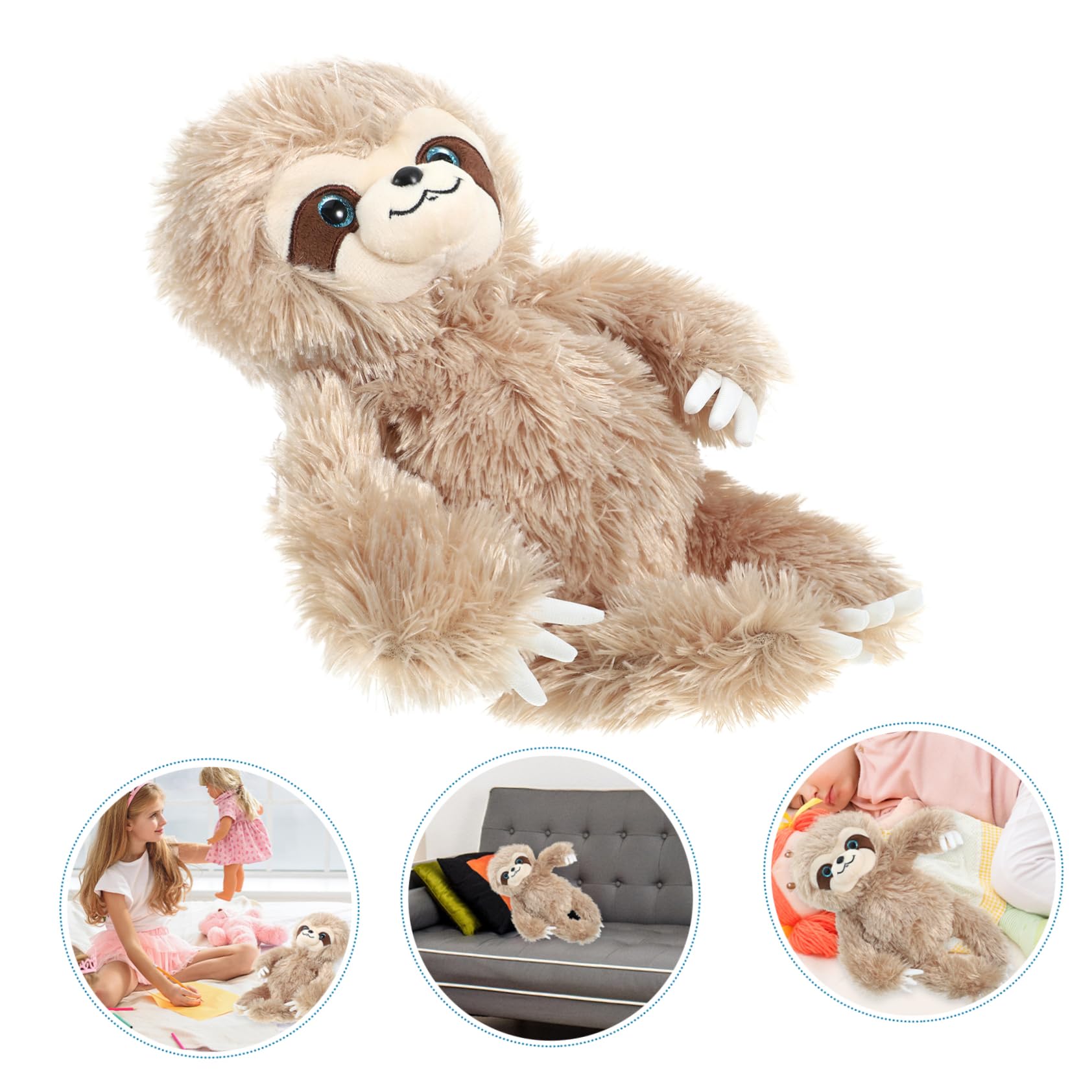 TOYANDONA 2piezas Juguete De Peluche De Árbol Lento Adorable y para Decoración Animal De Compañía para Abrigar y Jugar