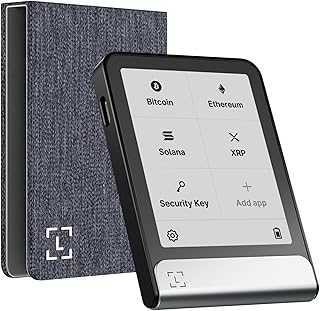 Ledger Flex (Graphite + Folio) - Experience The World's First Secure Touchscreen Crypto Wallet with E Ink Display - Ledger...