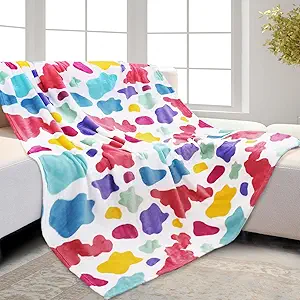 HSEEC Throw Blankets Fleece Soft Blankets & Throws Super Soft Plush Blanket Twin Size