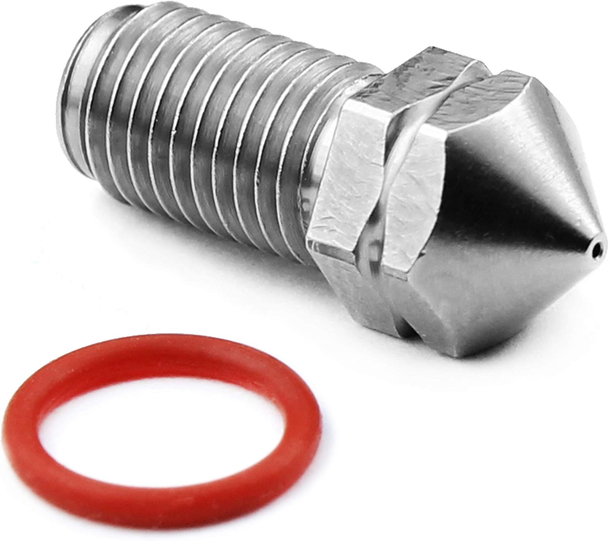 Micro Swiss Brass Plated Wear Resistant Nozzle for Ultimaker 3 UM3 (.4mm)