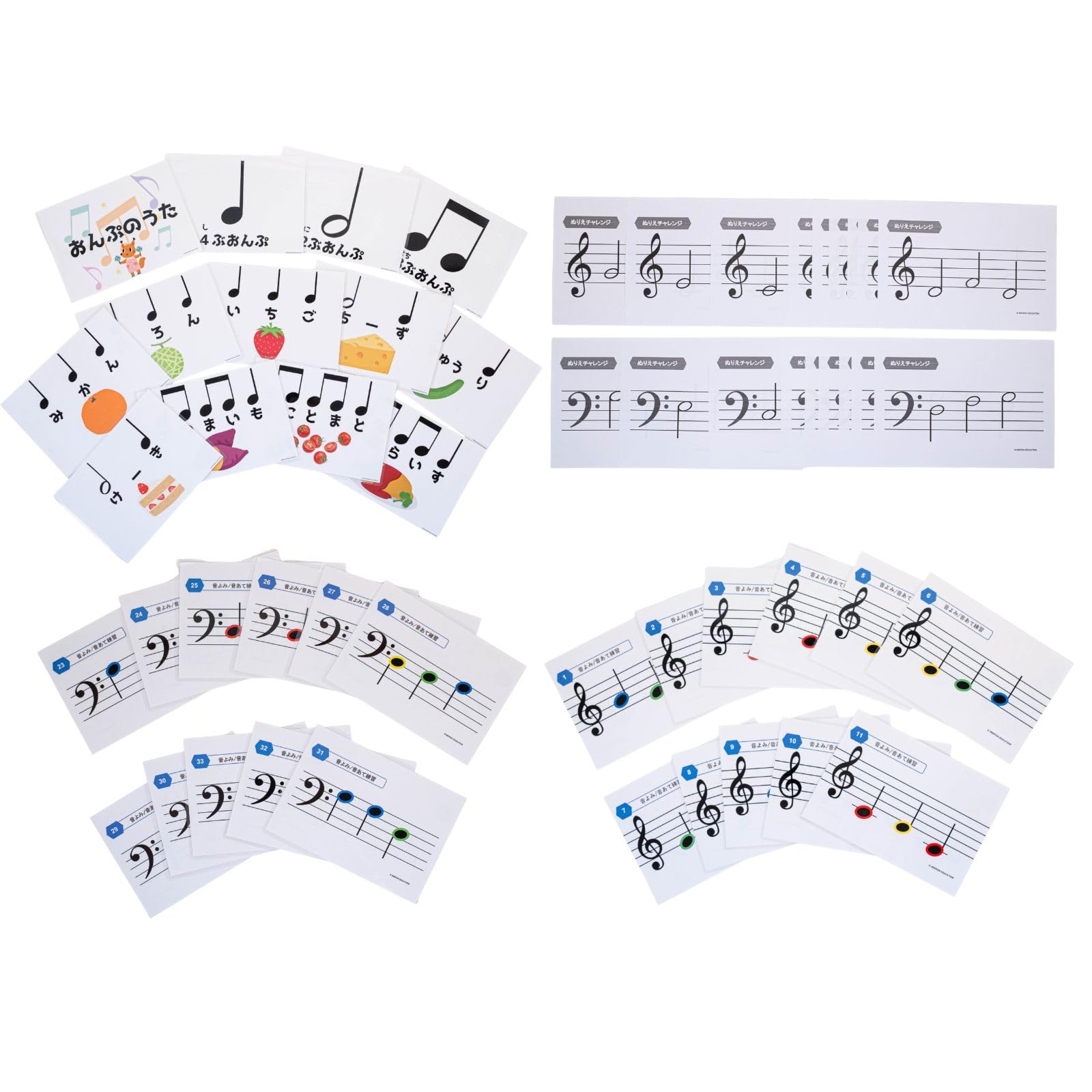 音符が読める！～音楽を始めた子のための基礎づくりセット～