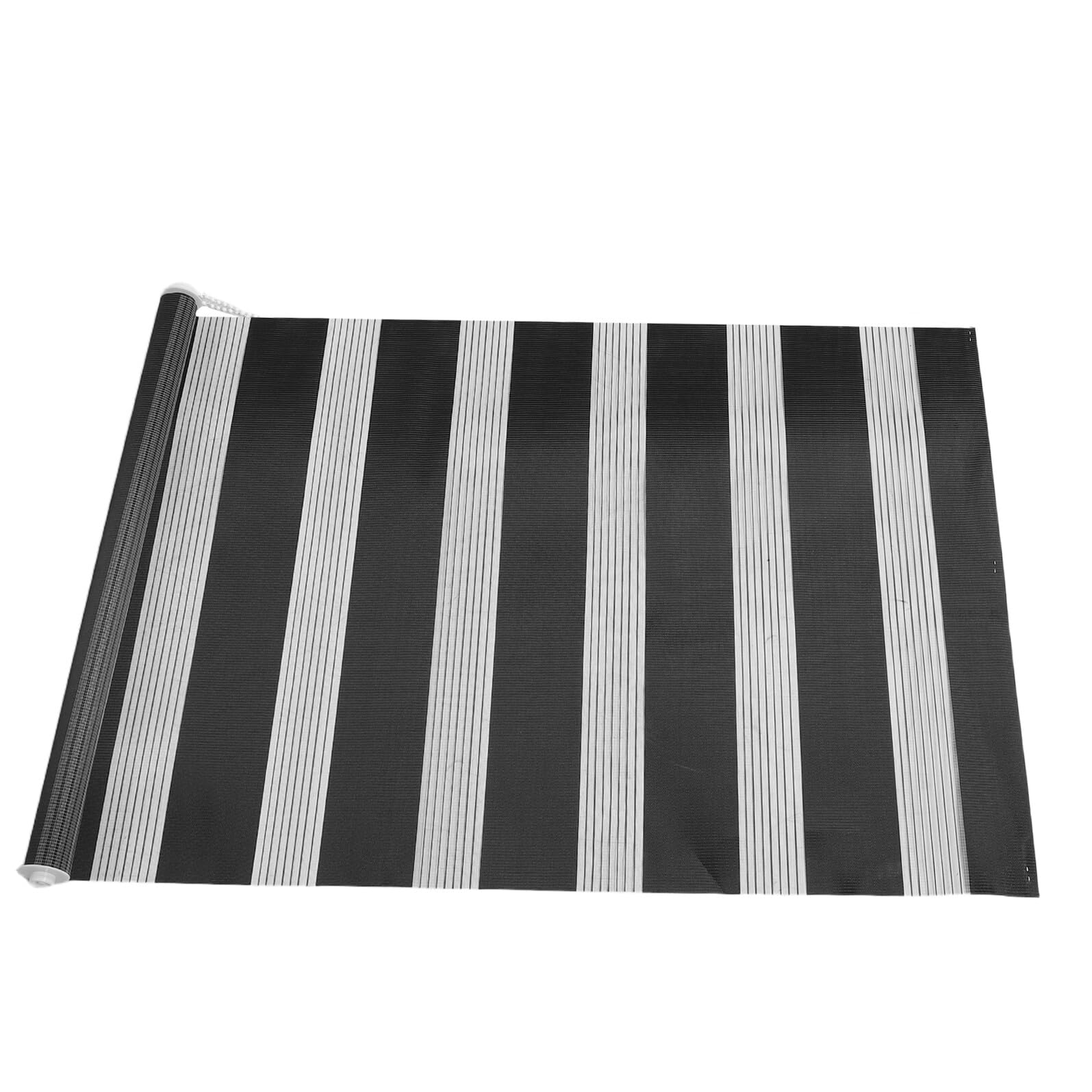 Store enrouleur zébré jour nuit 50x150 noir double couche réglable sans perçage