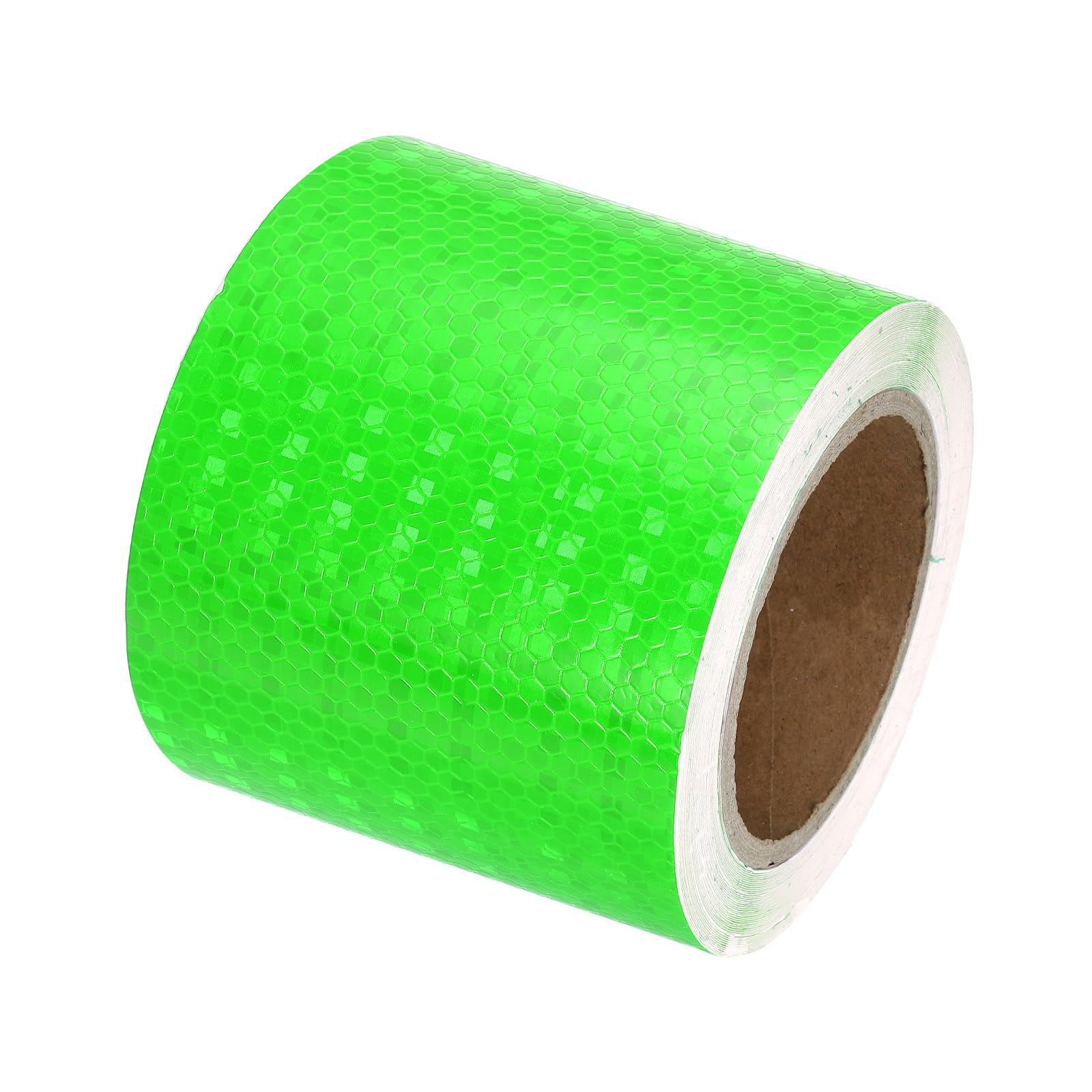 PATIKIL Reflectante Cinta, 4" x 50 Pies Impermeable Adhesivo Alta Visibilidad Advertencia Seguridad Cinta Externa Accesorios Conspicua para Coches Camiones, Verde