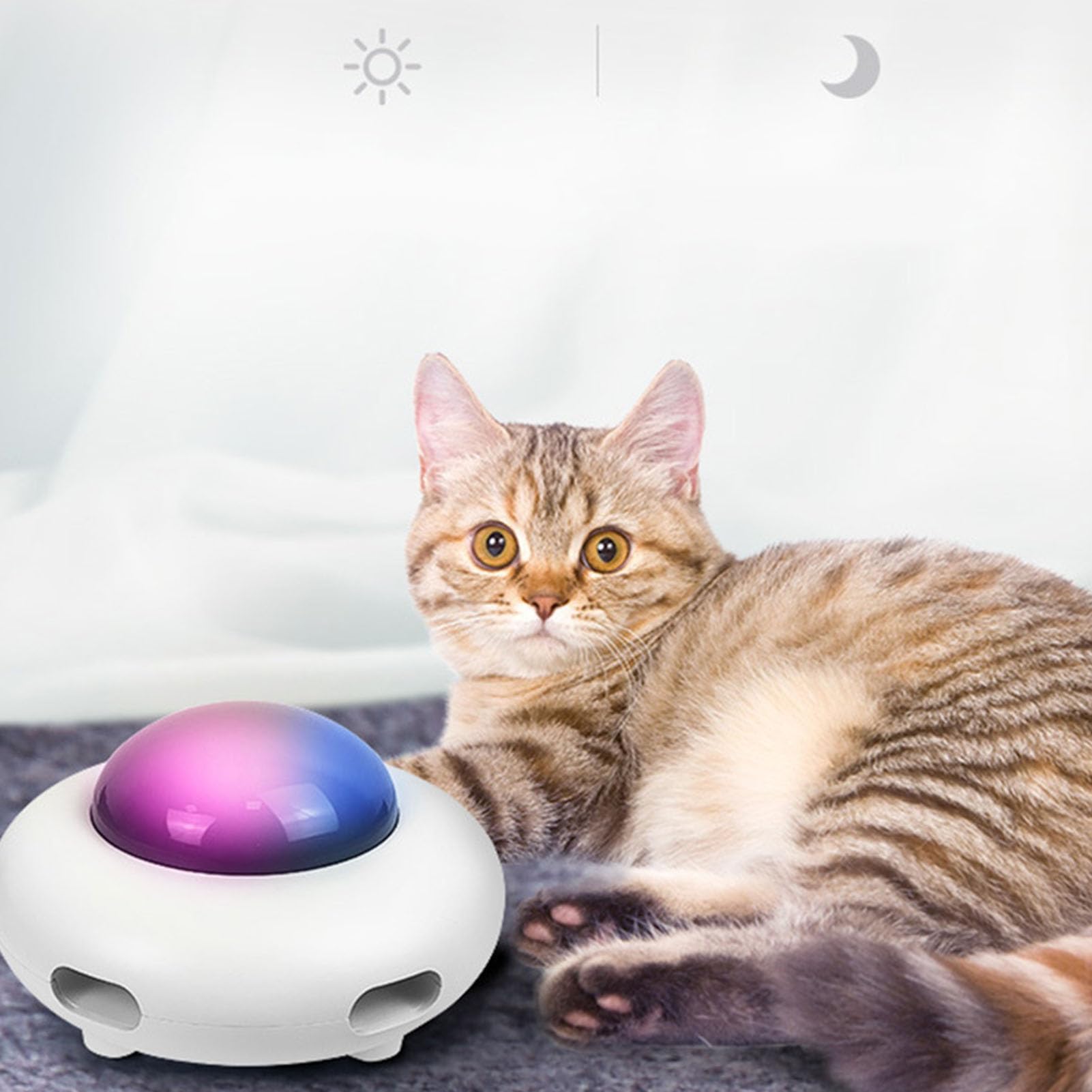 Juguetes para gatos de interior para adultos, juguete interactivo para gatos automáticos, eléctricos, inteligentes, juguetes para gatos con plumas, divertido palo de gato para el hogar