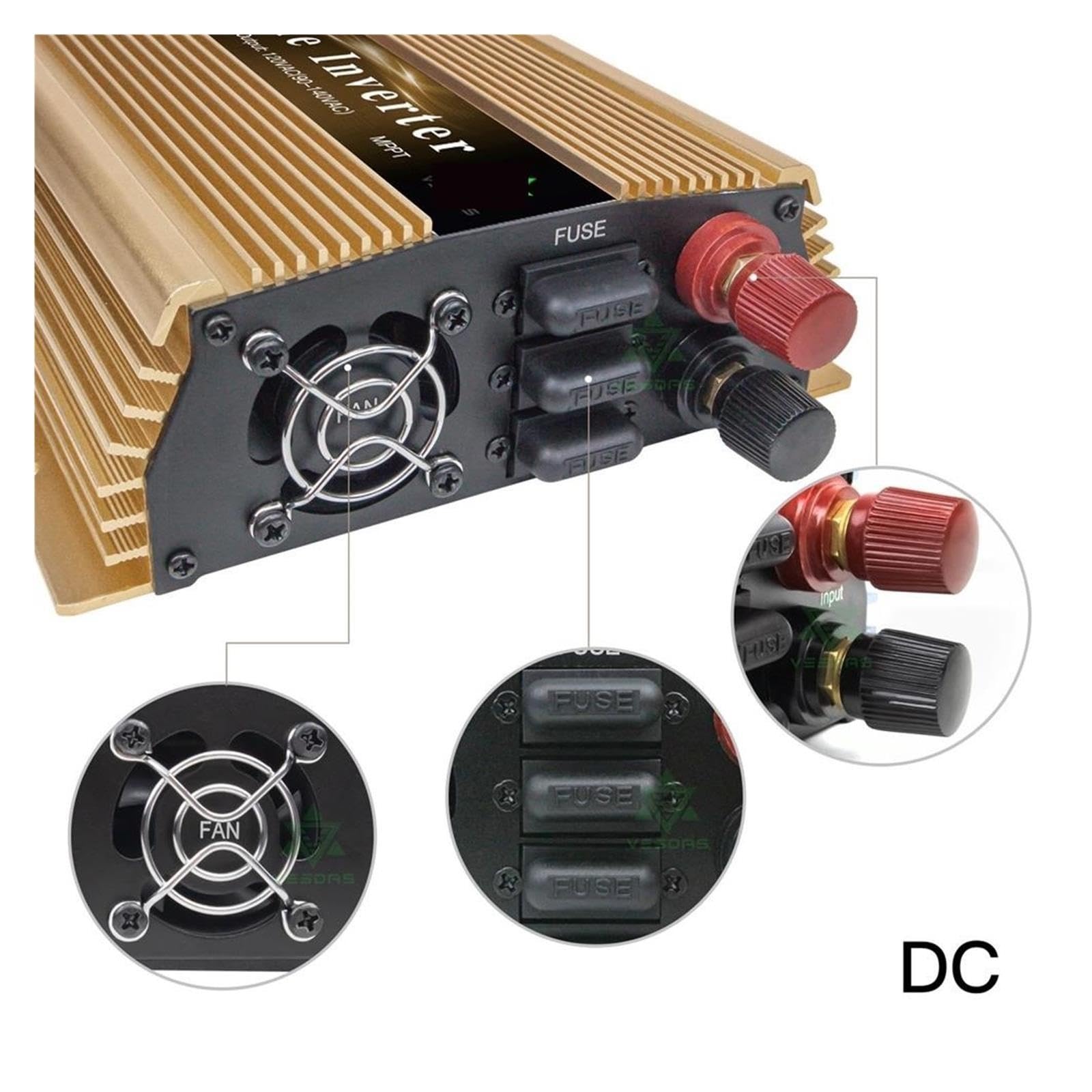 Home Solar Inverter, inverter fotovoltaico con convertitore solare 400W