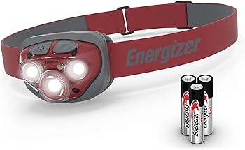 Energizer LED Headlamp Pro315, Rugged IPX4 Water Resistant Head Light for Camping, Outdoors, Power Outage Emergency