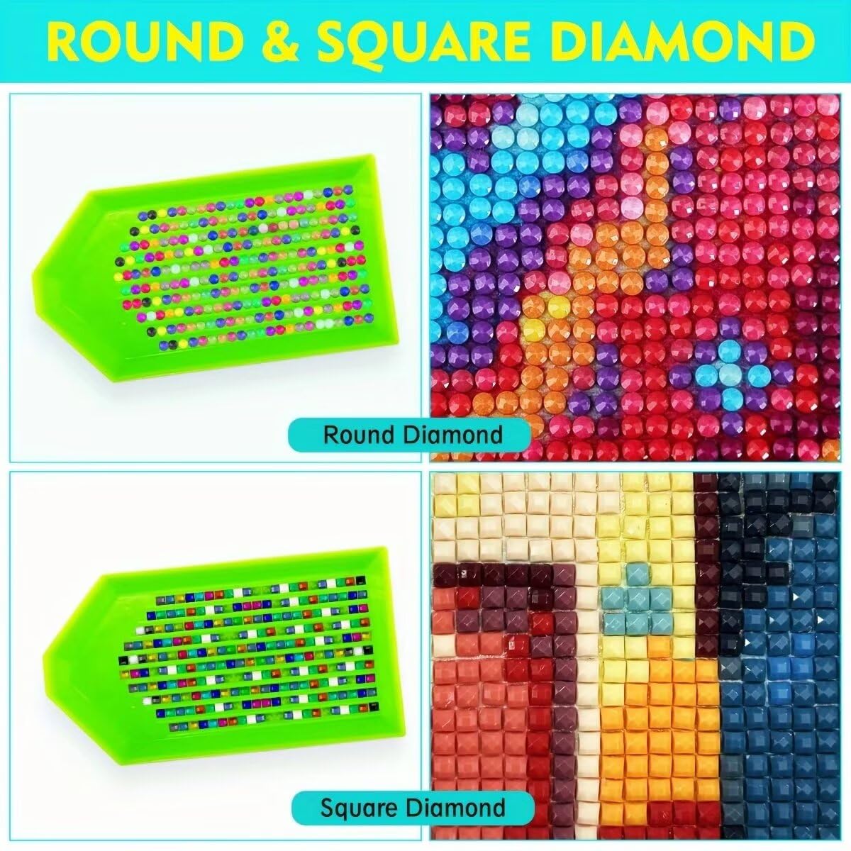 Zestawy do malowania diamentami dla dorosłych, żółte pole pszenicy, 3 sztuki, 5D, DIY, zestaw artystyczny, malarstwo, pełne wiercenie, haft, kryształ, stras, haft krzyżykowy, sztuka, rzemiosło