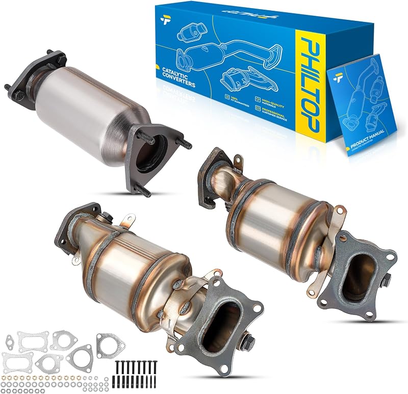 Kit de catalisadores PHILTOP para Acura e Honda 3.5L – 3 peças
