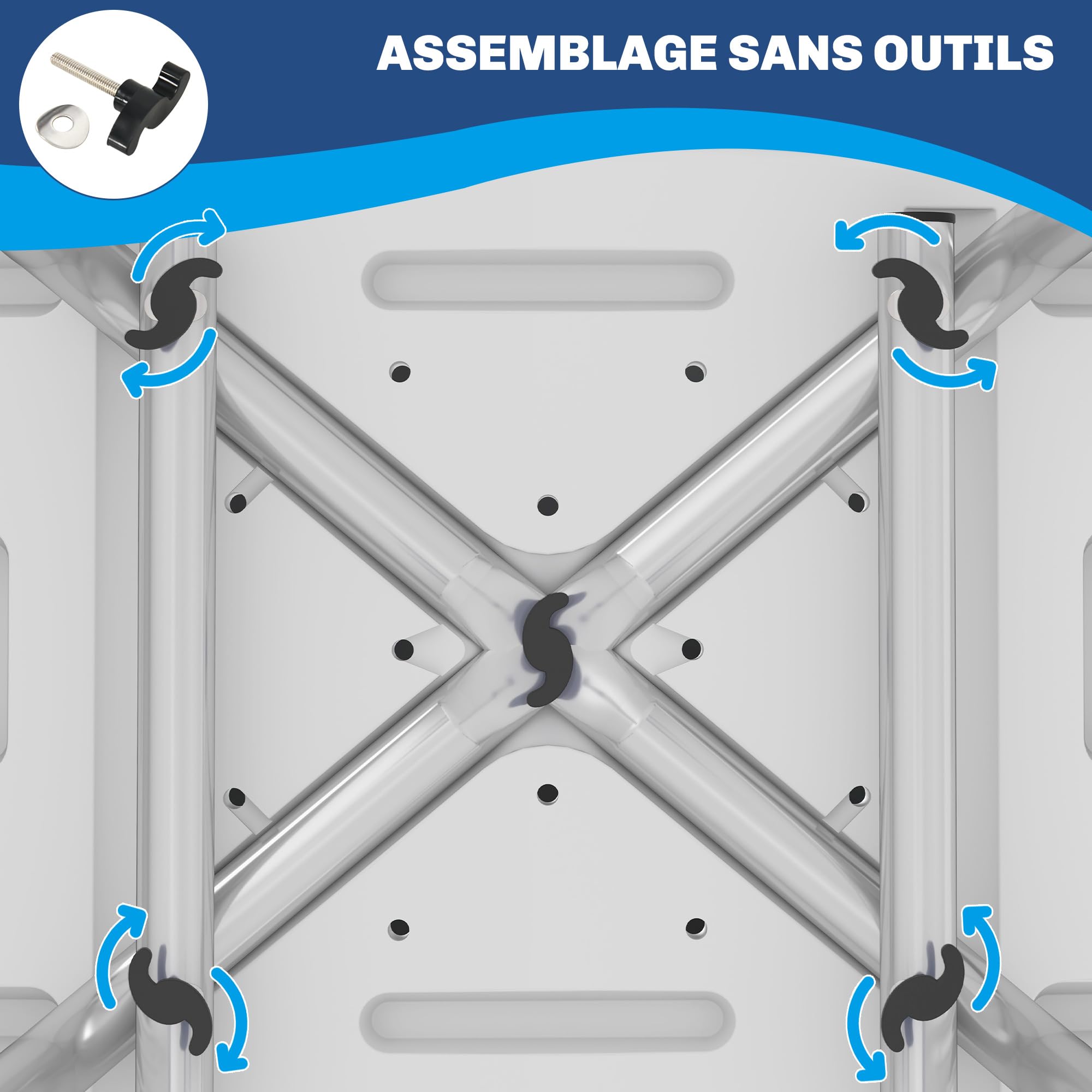 HOMCOM Taburete de ducha Silla de ducha para personas mayores y discapacitadas, con respaldo, asiento curvado, altura ajustable, patines antideslizantes y soporte para cabezal de ducha de aluminio