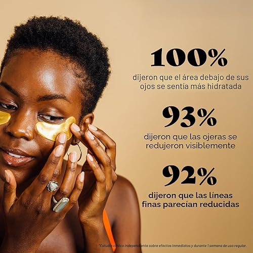 Miniatura 2 de grace and stella - Mascarilla para usar debajo de los ojos, reduce ojeras, bolsas debajo de los ojos y arrugas, parches de gel para cuidado