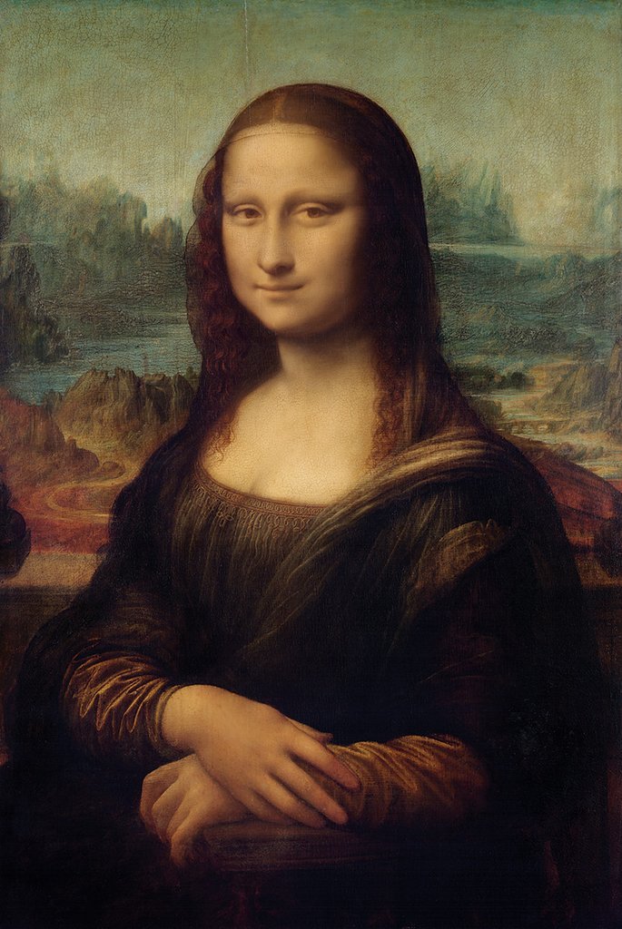 HUNTINGTON GRAPHICS Mona Lisa by Leonardo Da Vinci - Art Poster 24 x 36 inches