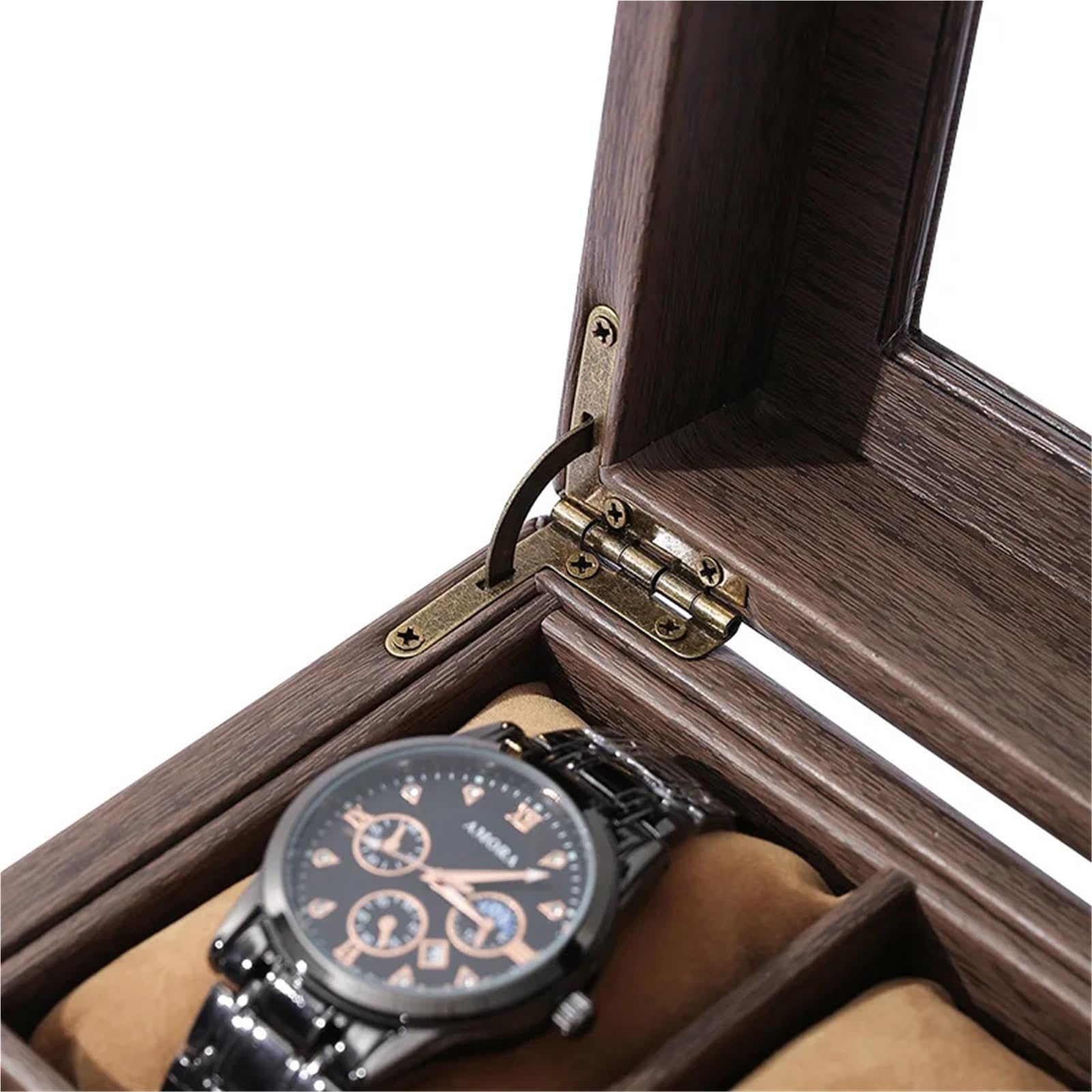Portaorologi in Legno Massello Scatola espositiva for la collezione di orologi