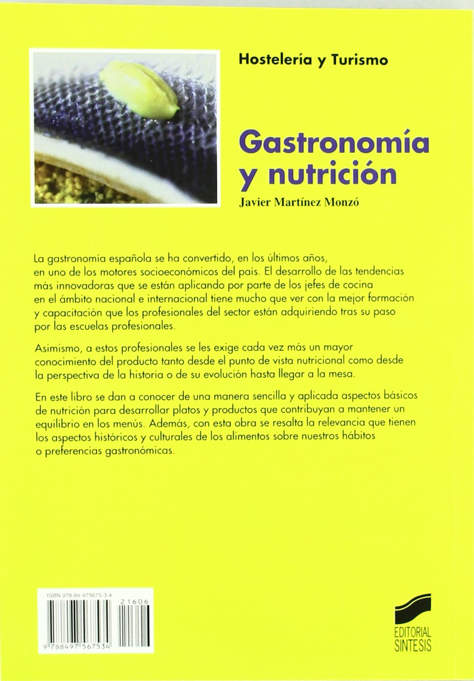 Gastronomía y nutrición (SIN COLECCION)