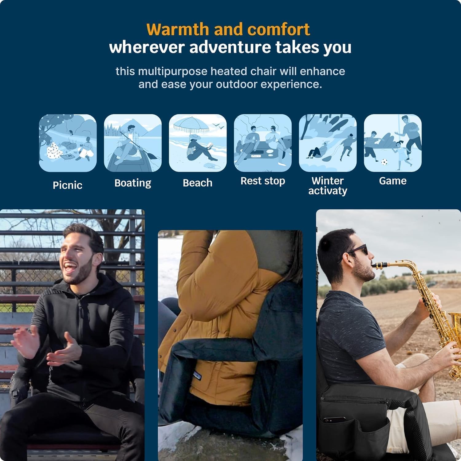 Crusal Hot Stadium seats, Blekar chairs with massage, recurrence, waterproof cushion, final rest with shoulder straps, portable hot stadium chair for adults Crusal Hot Stadium seats, Blekar chairs with massage, recurrence, waterproof cushion, final rest with shoulder straps, portable hot stadium chair for adults