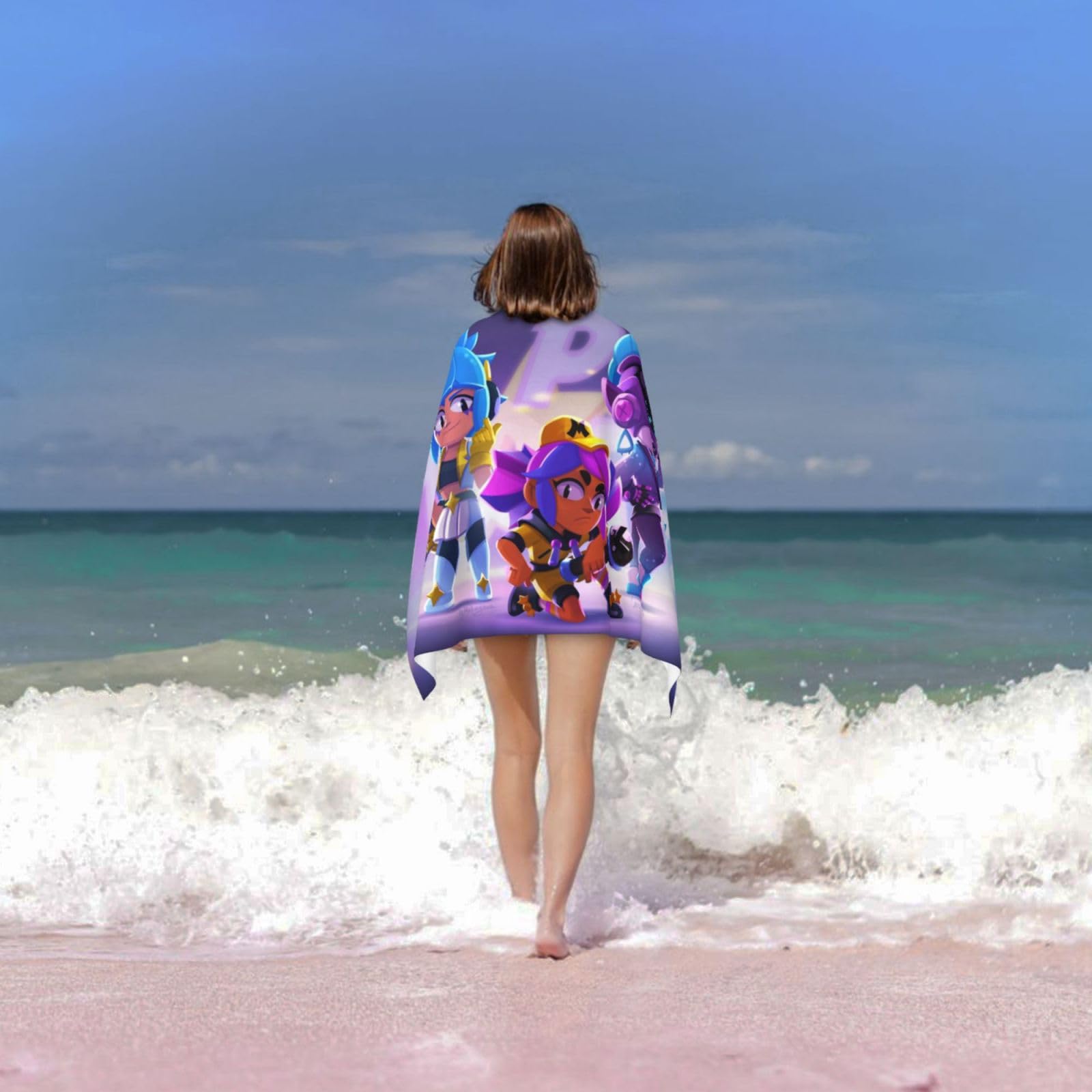 Amazon｜ブロスタ バスタオル ビーチタオル バスタオル マイクロ