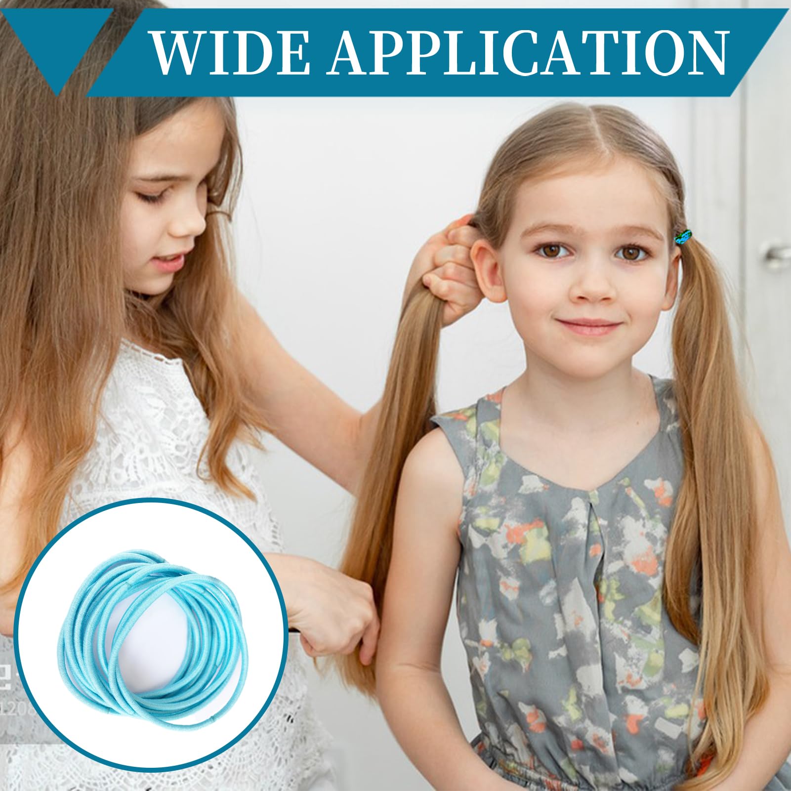 100 PCS Elastic Hair Bands - Image 4