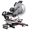 SIP 12 Sliding Compound Mitre Saw 305mm 1.8kW Belt Drive Double Bevel Laser Wood Cutting Saw