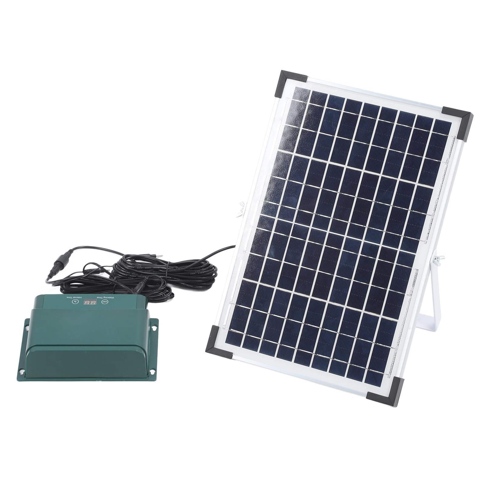 Qcwwy Kit di Irrigazione a Goccia Solare Kit di Irrigazione a Goccia per Forniture da Giardinaggio per Balconi, Serre da Giardino
